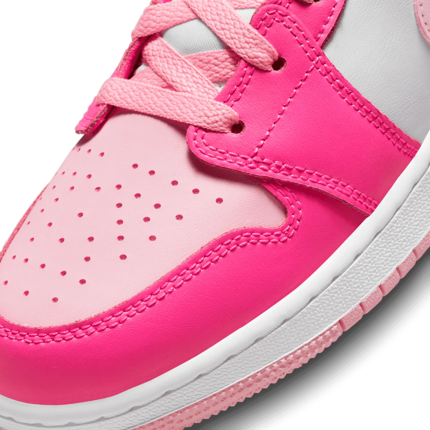 Air Jordan 1 Mid Medium Soft Pink Fierce Pink (GS) image 6