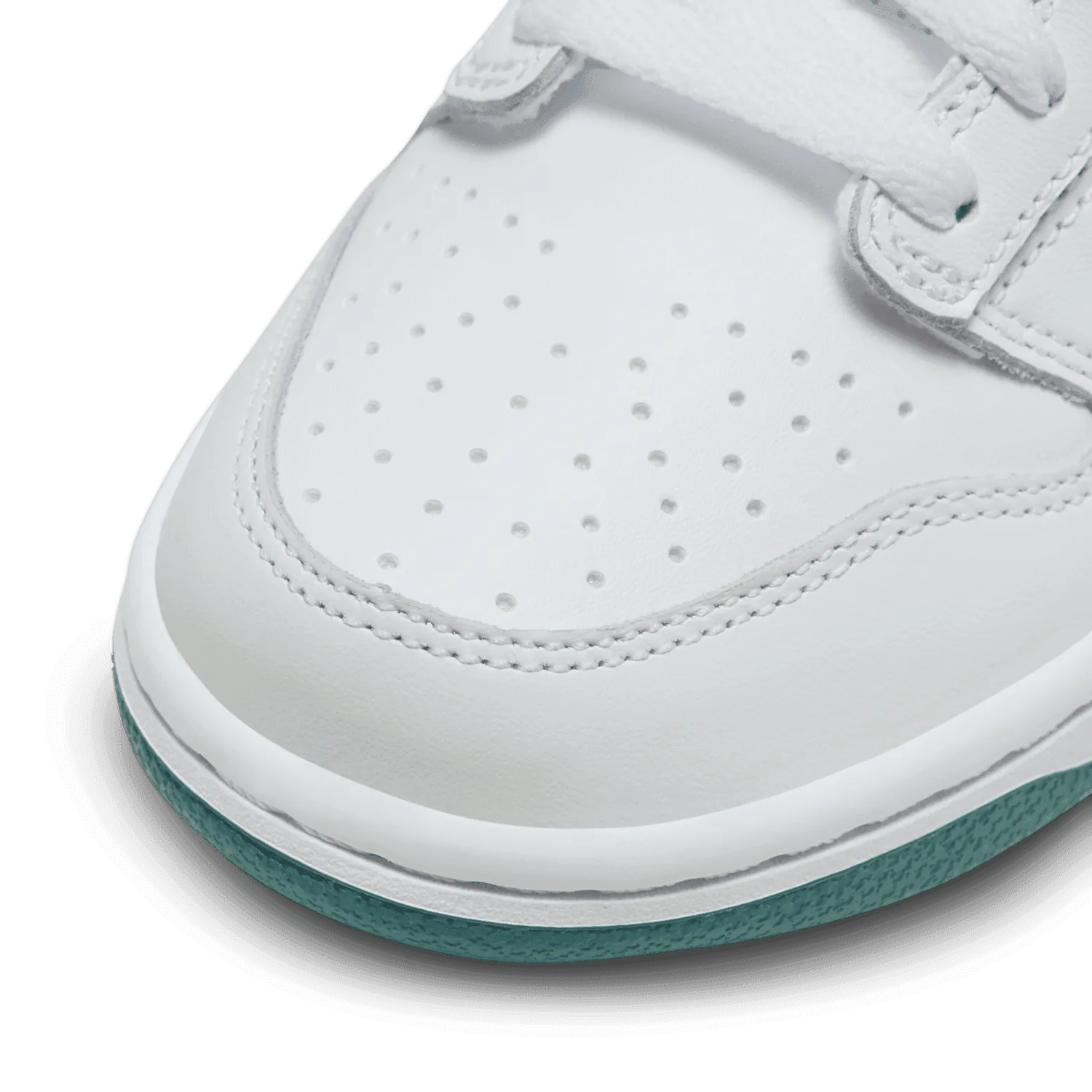 Nike Dunk Low White Silver Green (GS) image 6