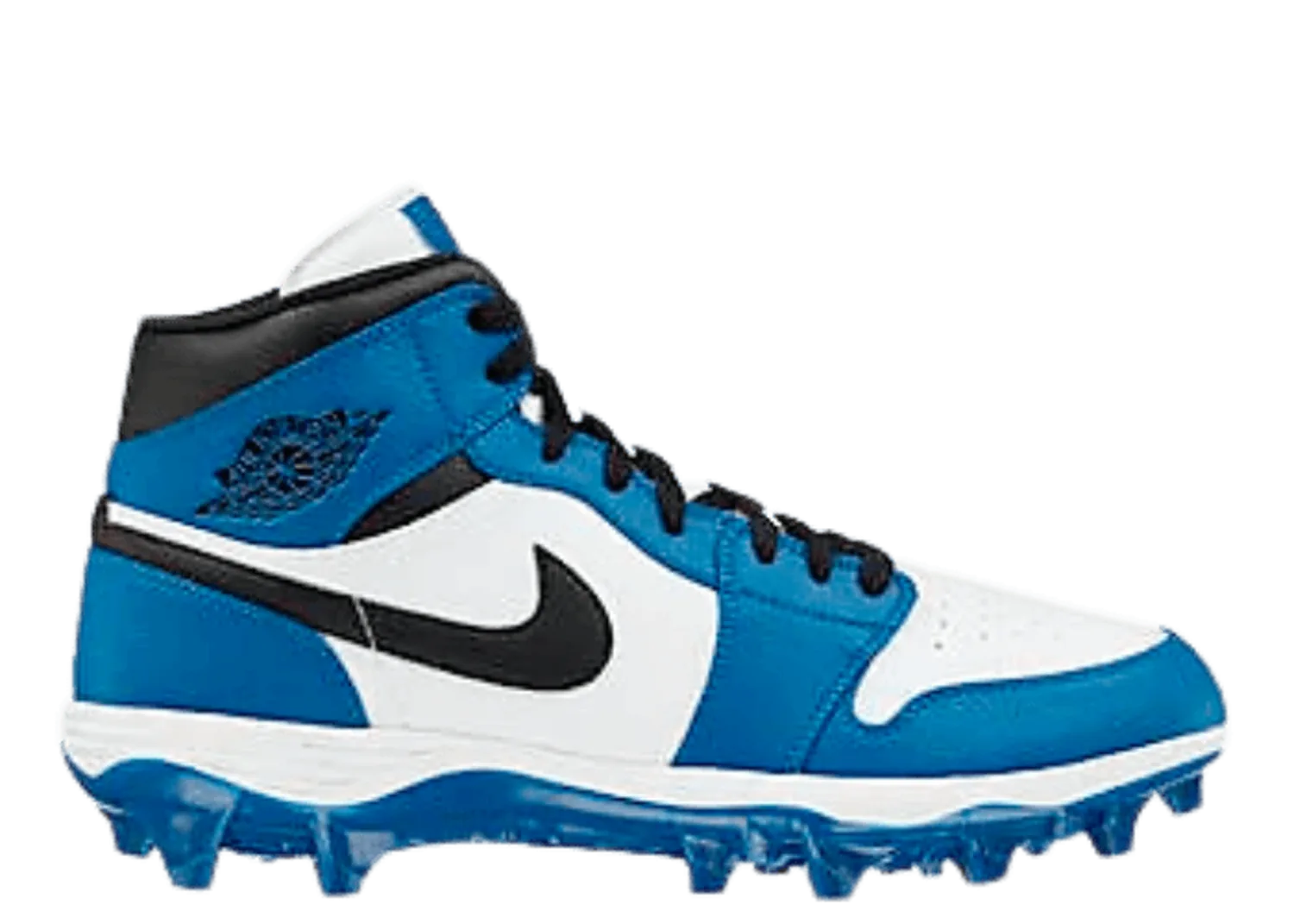 Air Jordan 1 Mid TD Cleat White Black Royal (2023)