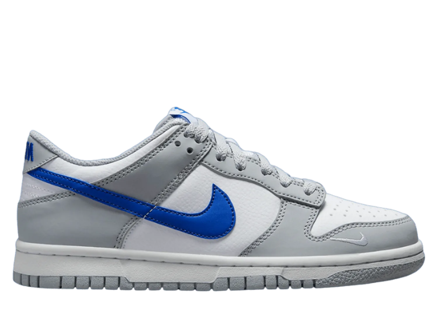 Nike Dunk Low Mini Swoosh Wolf Grey Game Royal (GS)