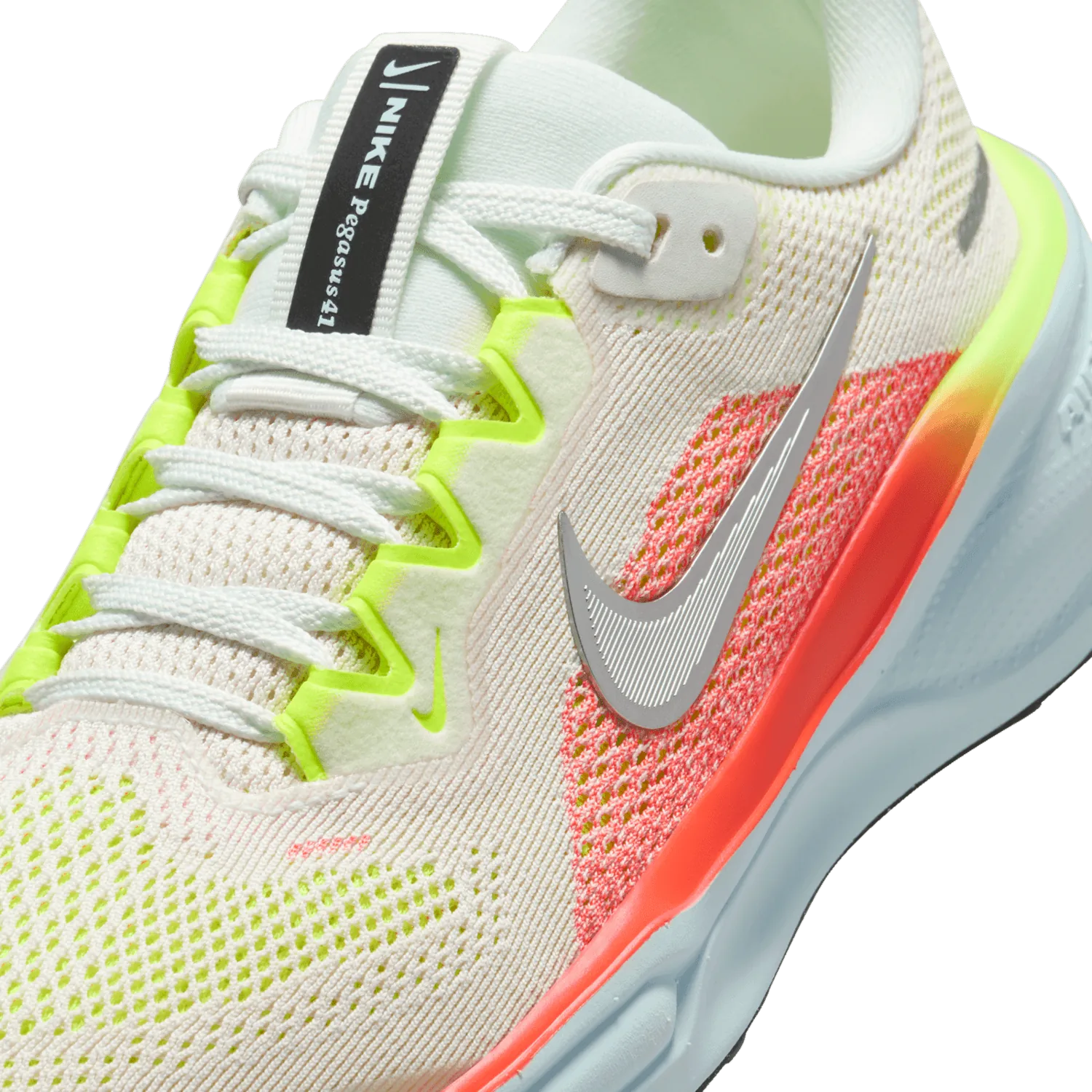 Nike Air Zoom Pegasus 41 Summit White Bright Crimson (GS) image 5