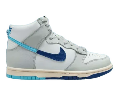 Nike Dunk High Split Summit White Baltic Blue Deep Royal Blue (GS)