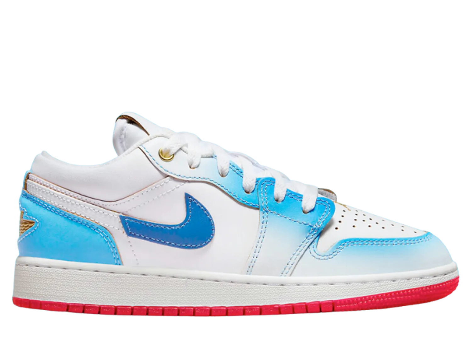 Air Jordan 1 Low SE White Game Royal University Blue (GS)