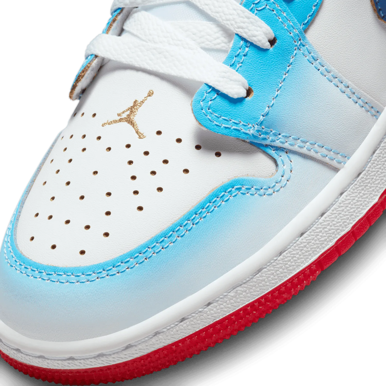 Air Jordan 1 Low SE White Game Royal University Blue (GS) image 6