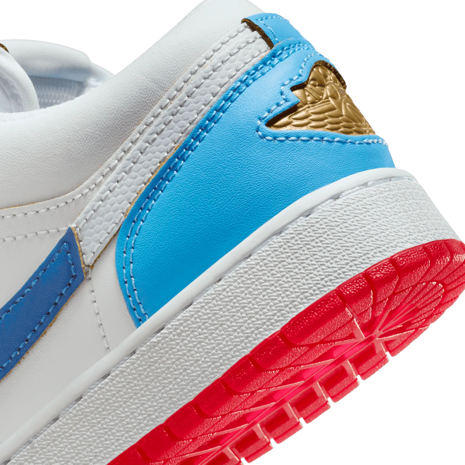 Air Jordan 1 Low SE White Game Royal University Blue (GS) image 7