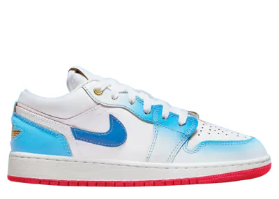 Air Jordan 1 Low SE White Game Royal University Blue (GS)