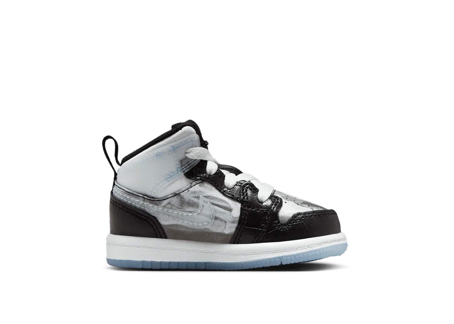 Jordan 1 Mid Sneaker School in Black | HF3211-001 (TD)