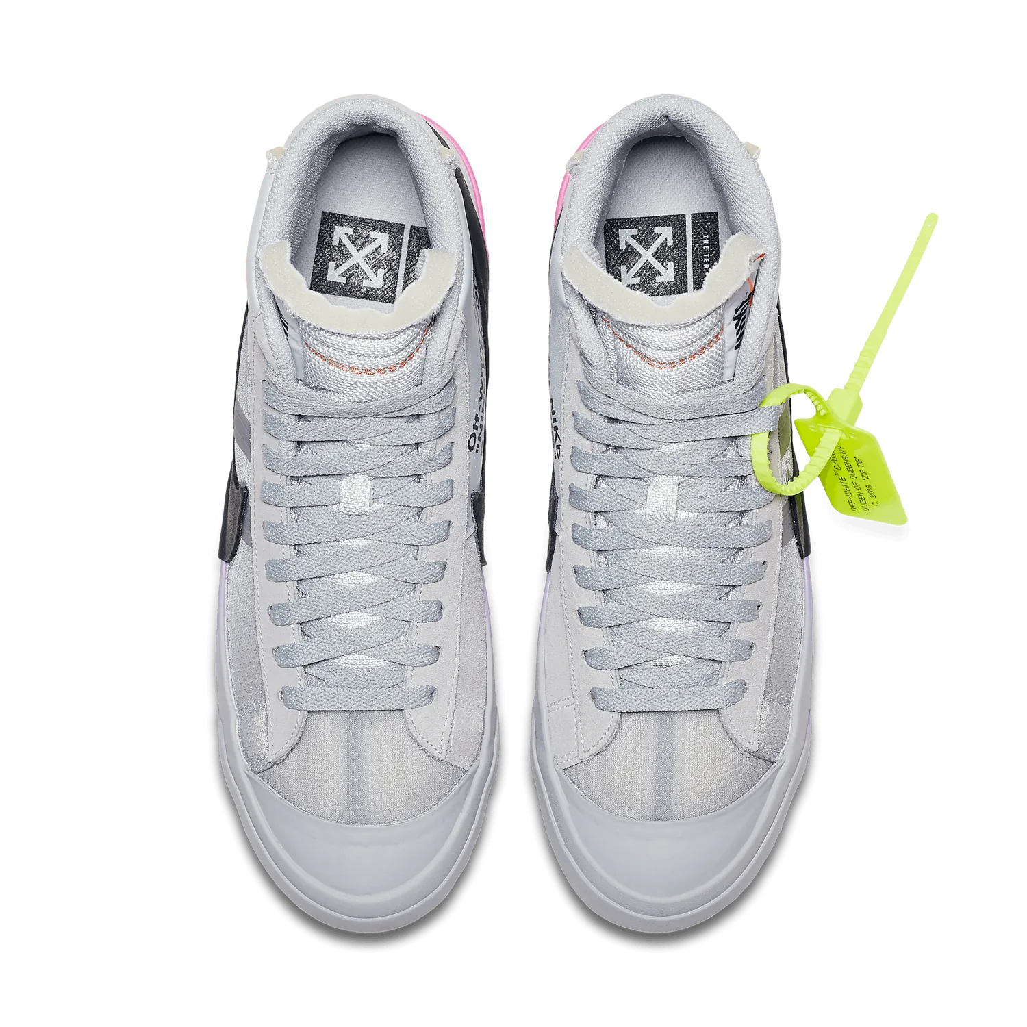 Nike Blazer Mid Off-White Wolf Grey Serena Queen image 2