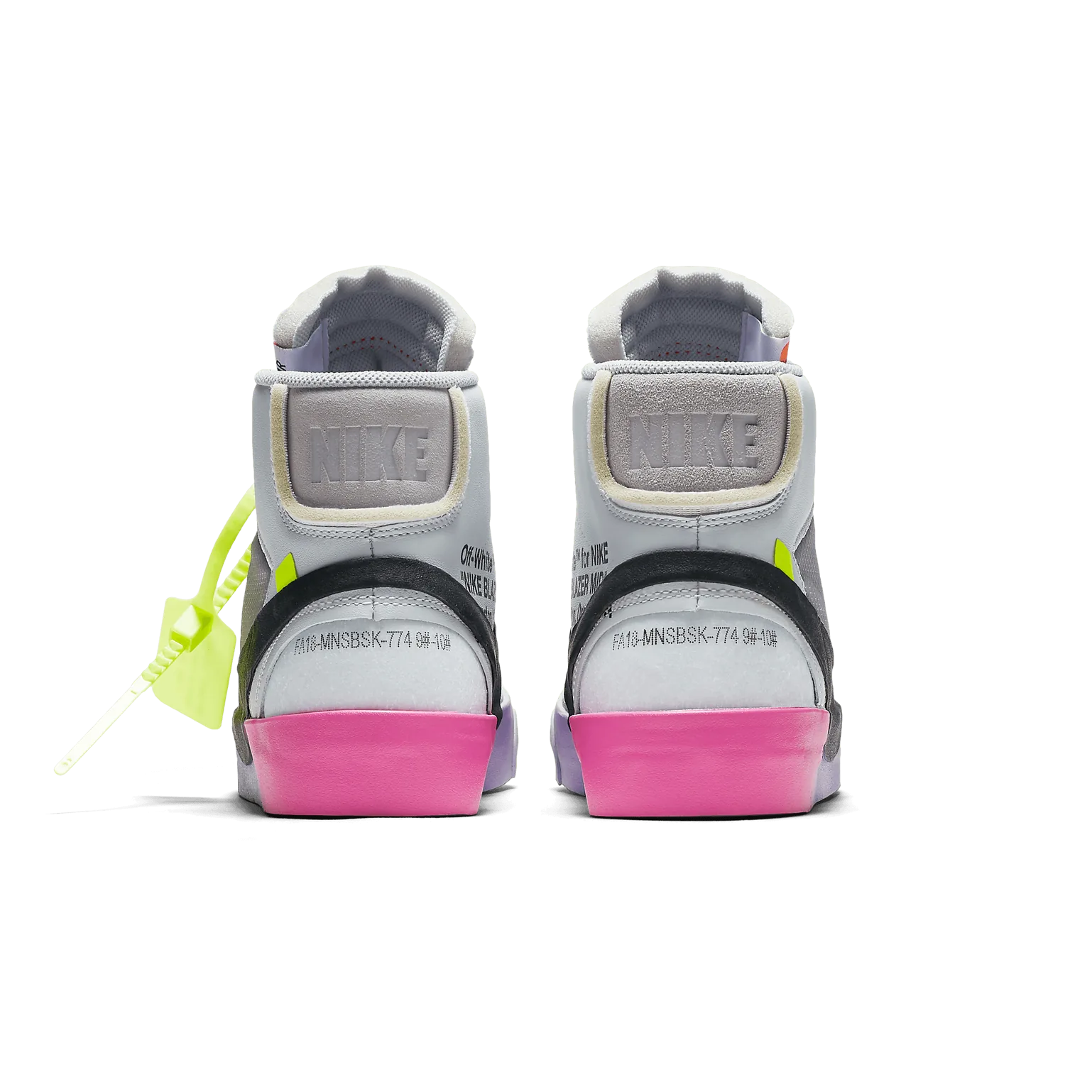 Nike Blazer Mid Off-White Wolf Grey Serena Queen image 4
