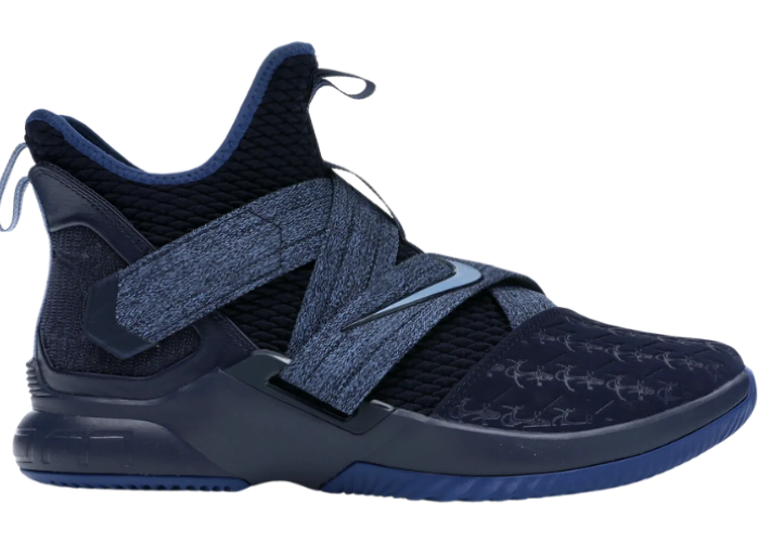 Nike LeBron Zoom Soldier 12 Blackened Blue