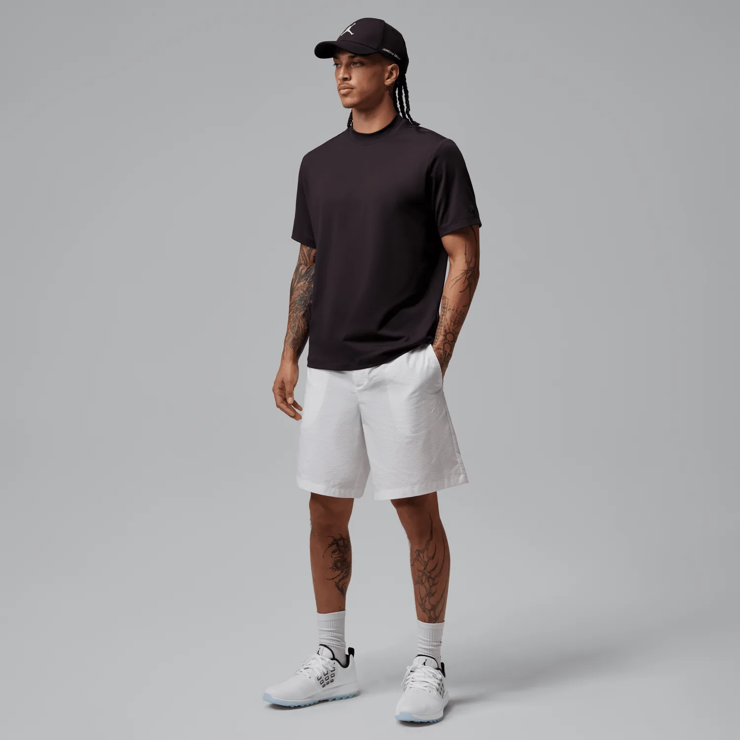 Air Jordan Grind Golf White Black image 2