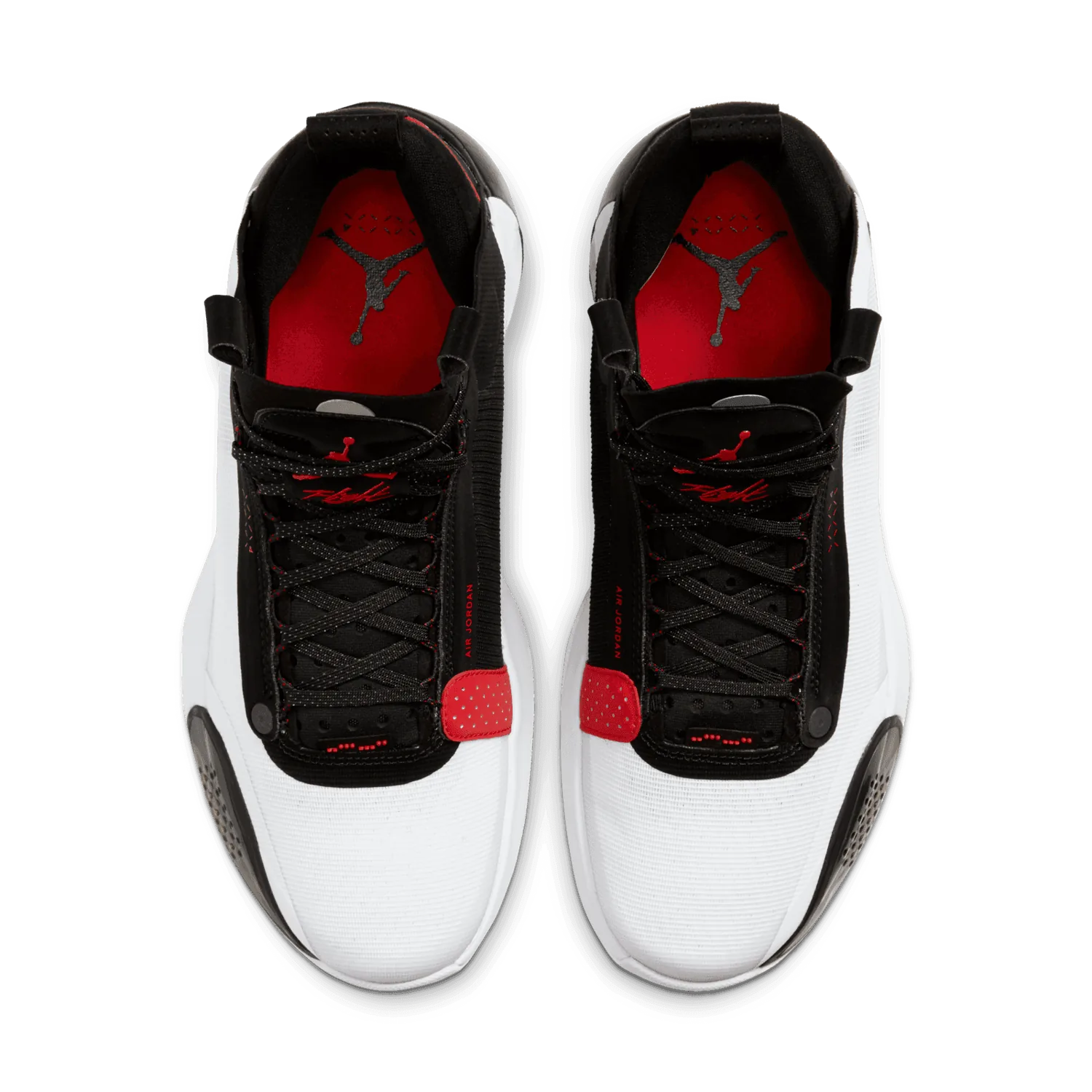 Air Jordan XXXIV White Black Red image 3