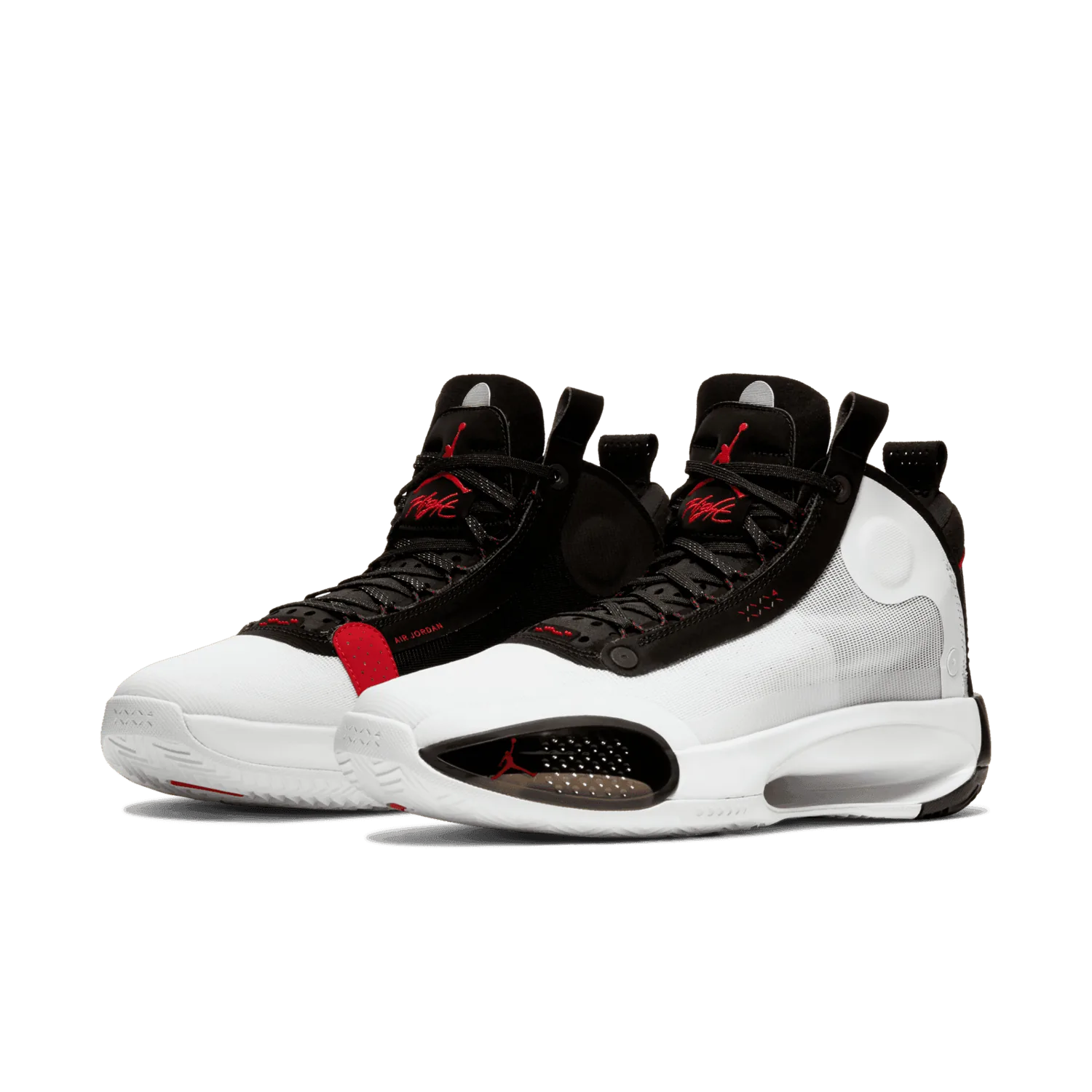 Air Jordan XXXIV White Black Red image 4