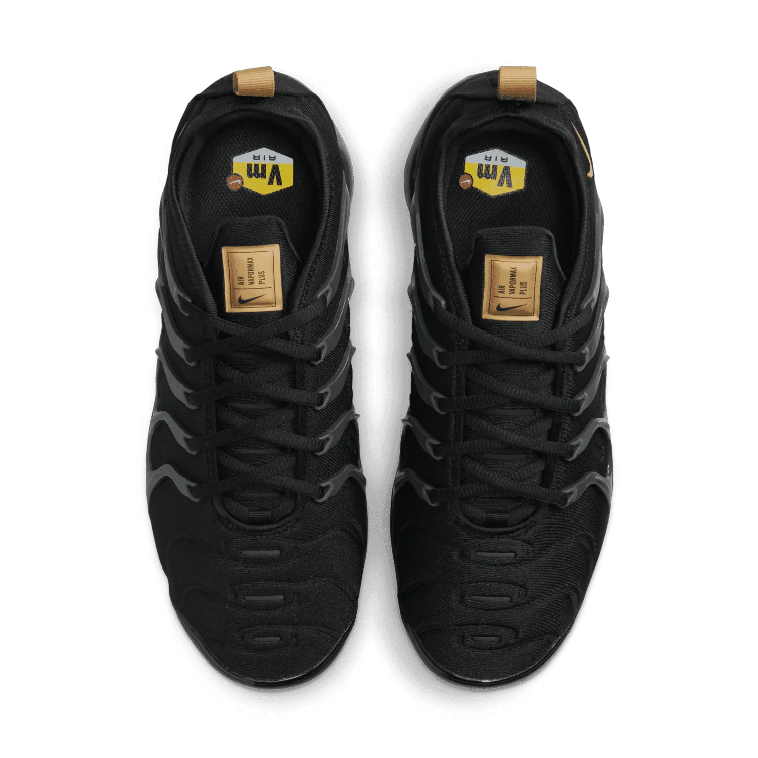 Nike Air VaporMax Plus Black Metallic Gold Anthracite image 2