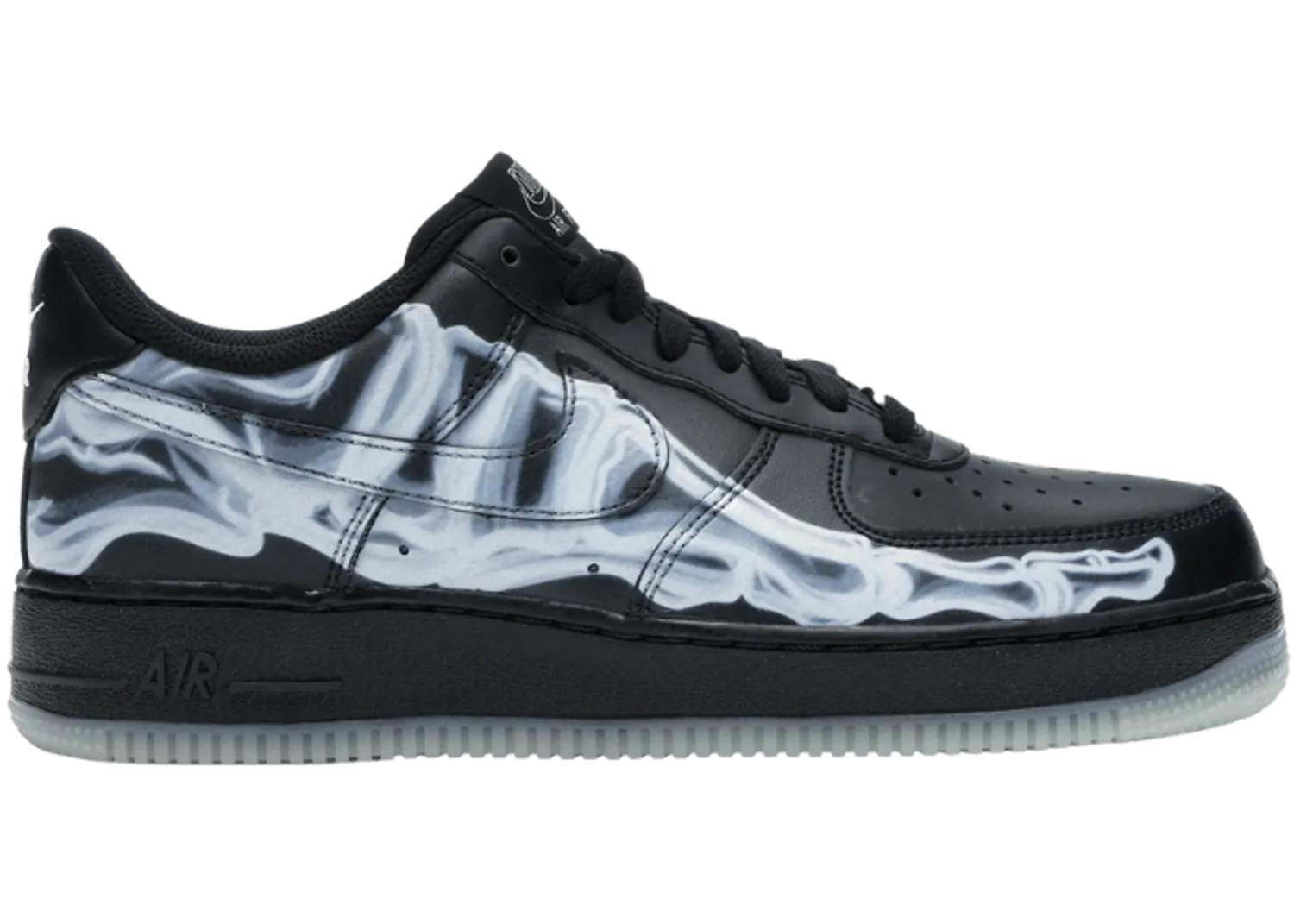 Nike Air Force 1 Low Black Skeleton Halloween (2019)