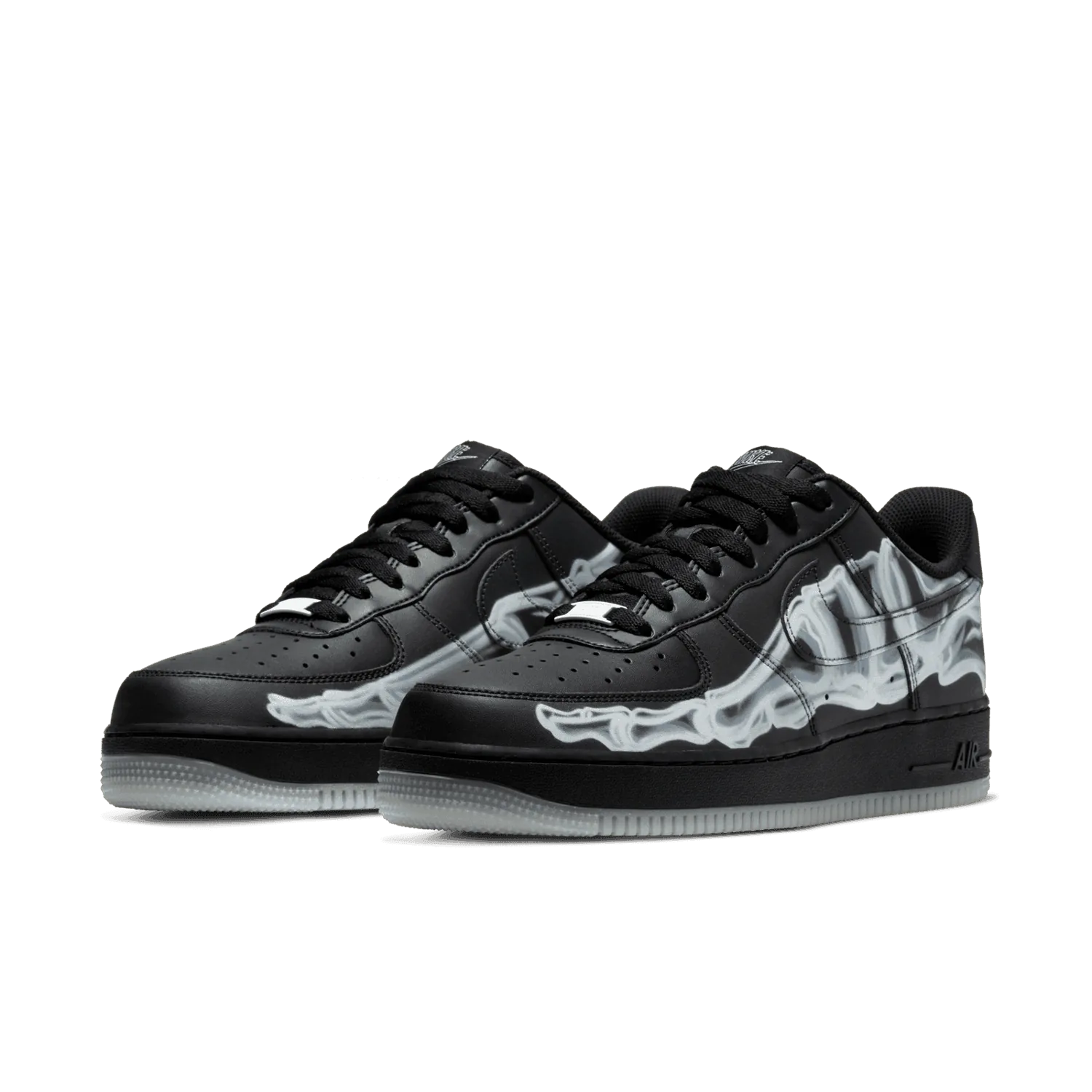 Nike Air Force 1 Low Black Skeleton Halloween (2019) image 4