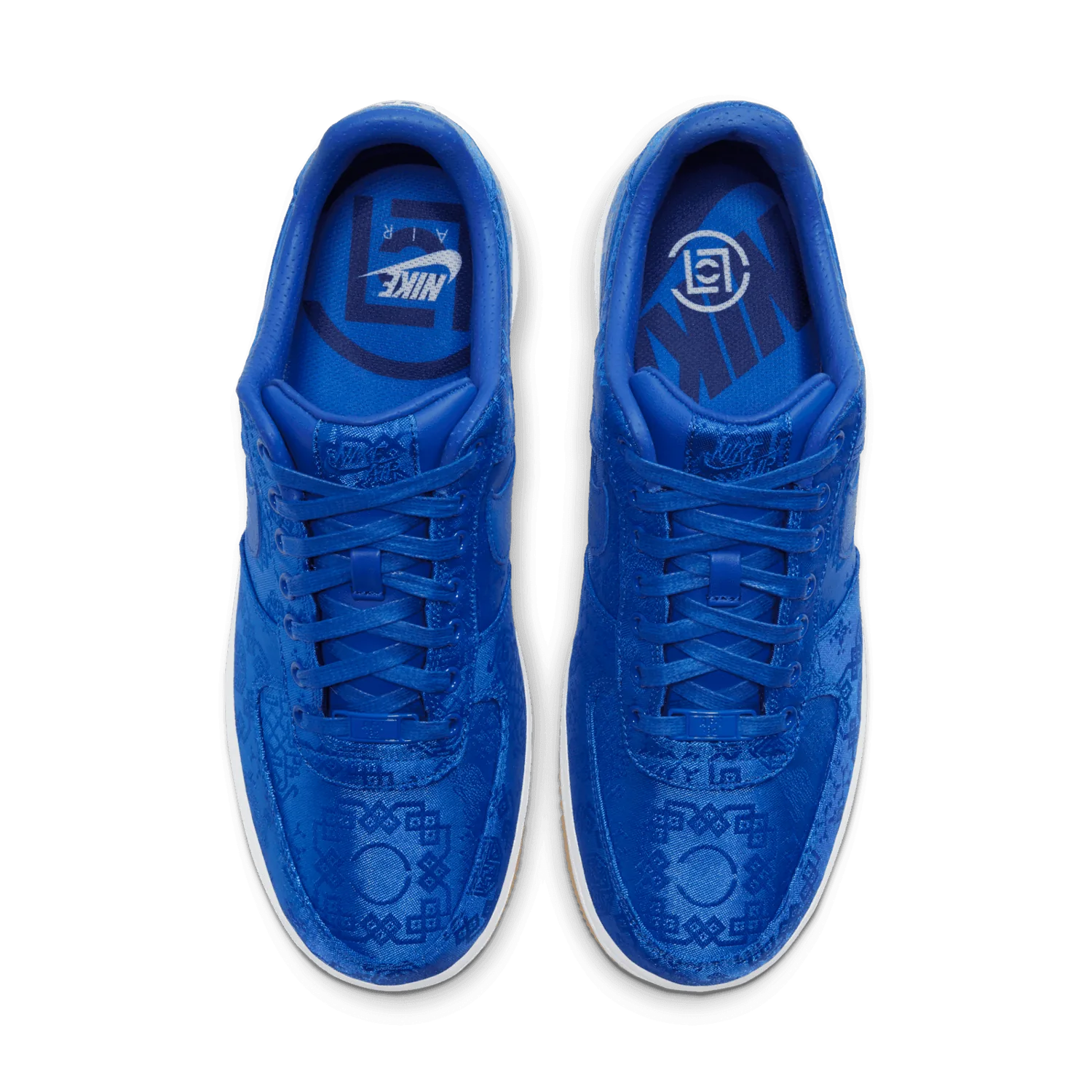 Nike Air Force 1 Low CLOT Blue Silk image 3