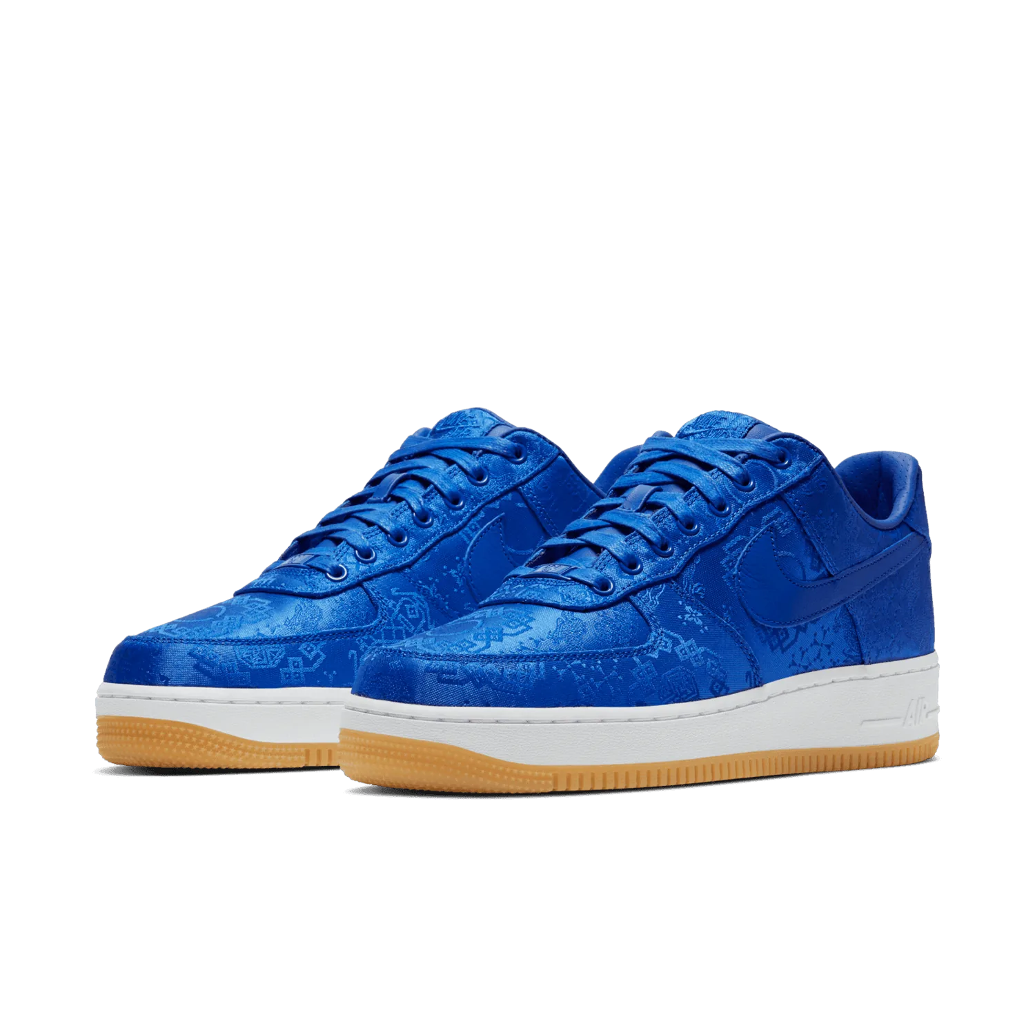 Nike Air Force 1 Low CLOT Blue Silk image 4