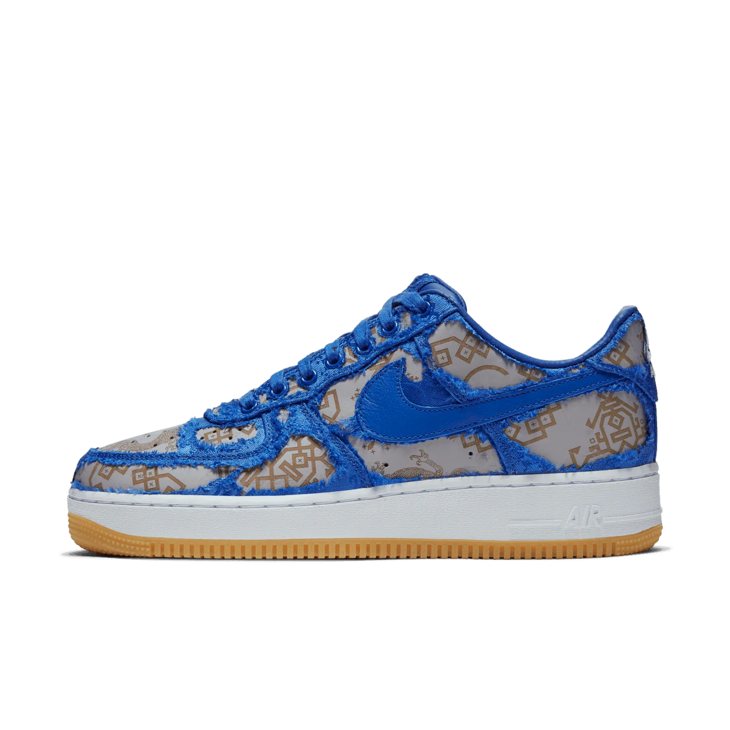 Nike Air Force 1 Low CLOT Blue Silk image 7
