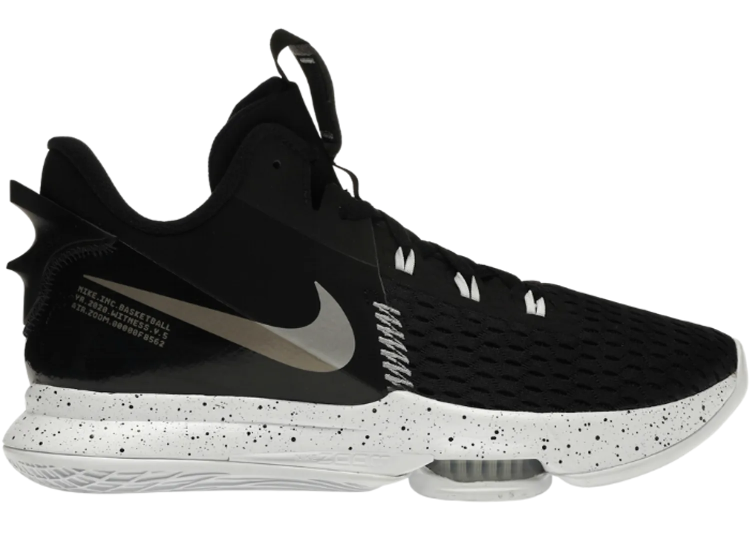 Nike LeBron Witness 5 Black Metallic Silver