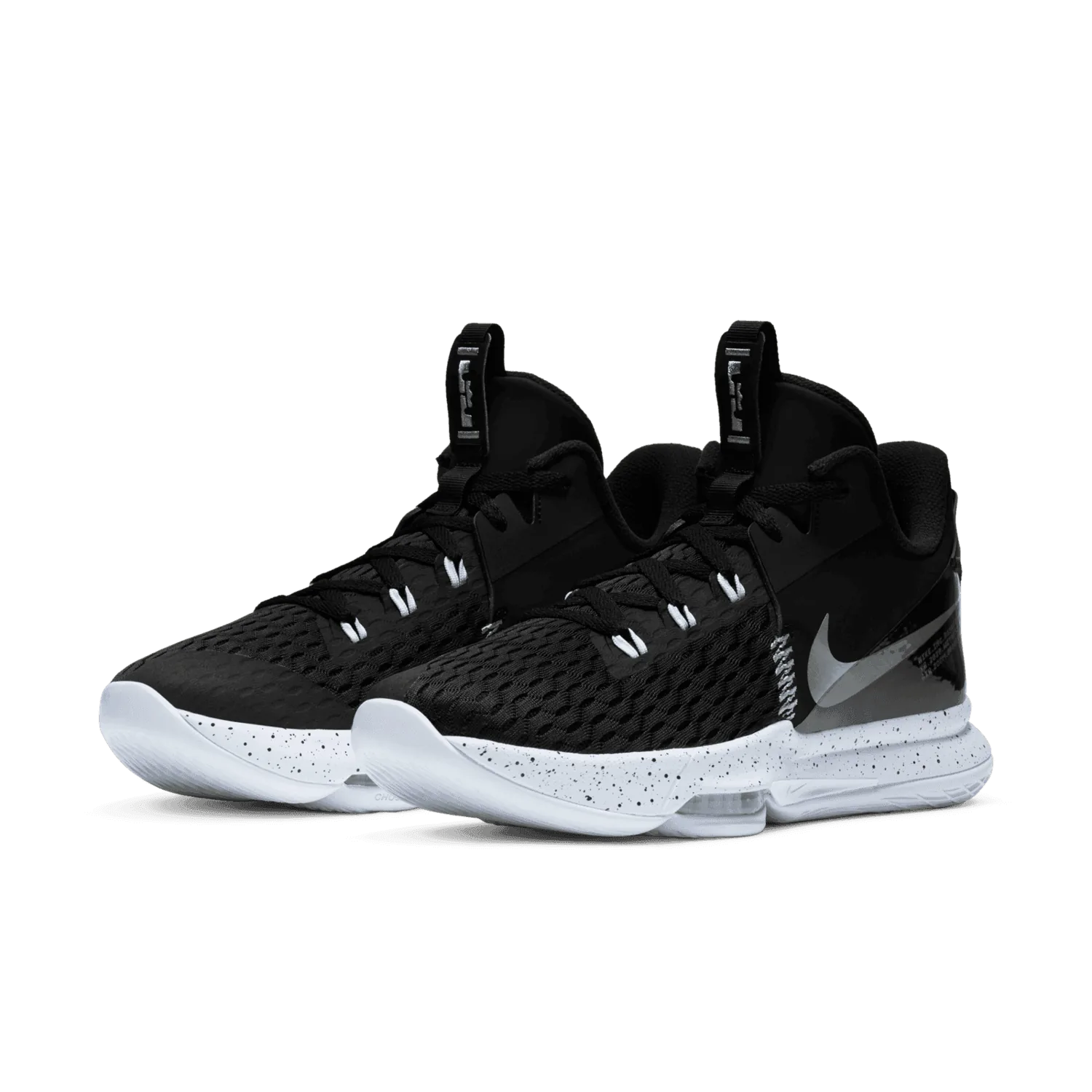 Nike LeBron Witness 5 Black Metallic Silver image 4