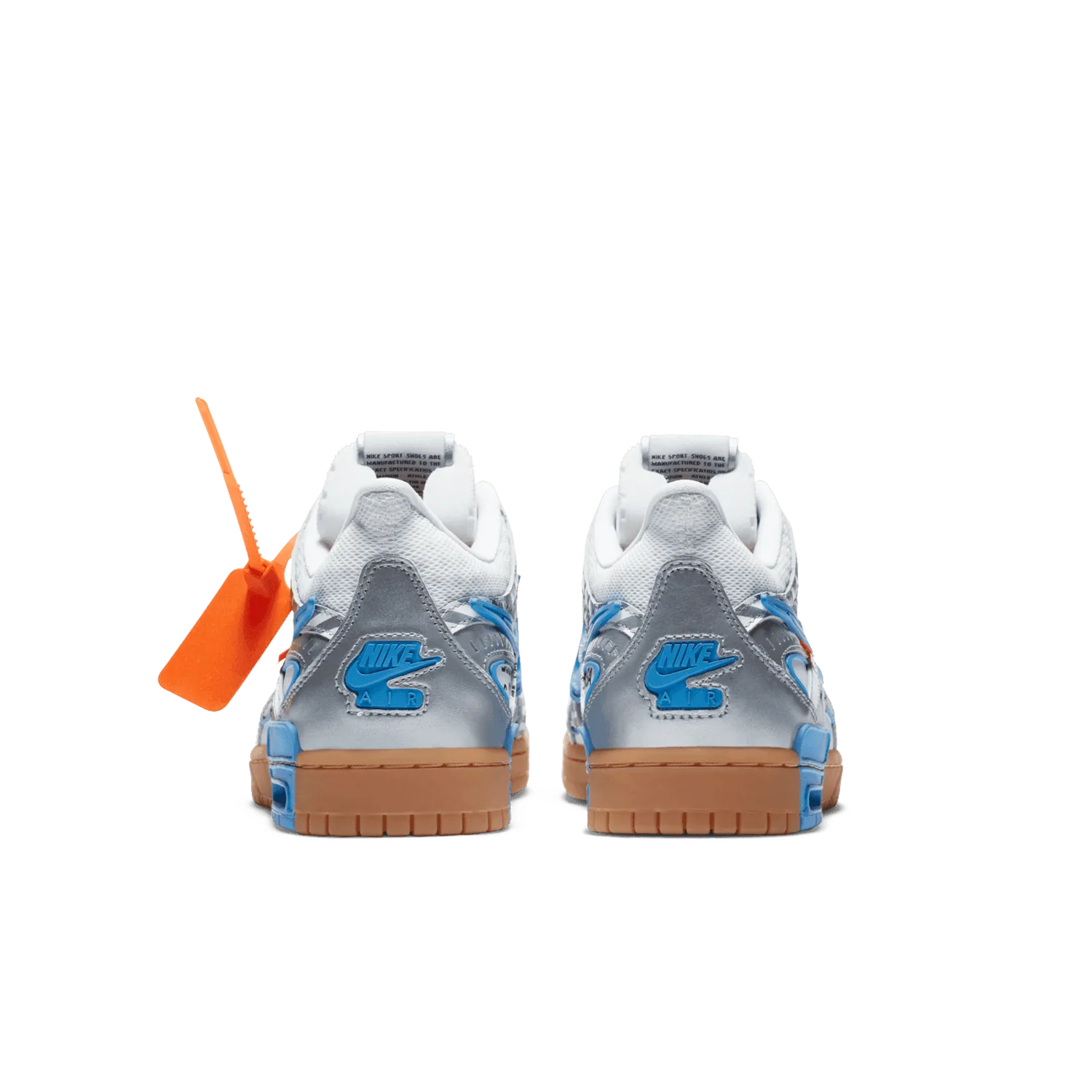 Nike Air Off-White Rubber Dunk University Blue image 6