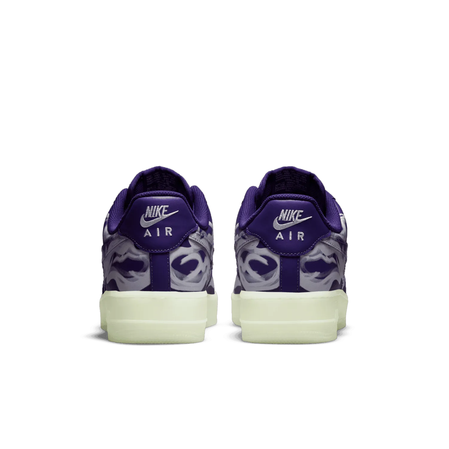 Nike Air Force 1 Low 07 QS Purple Skeleton Halloween (2021) image 5