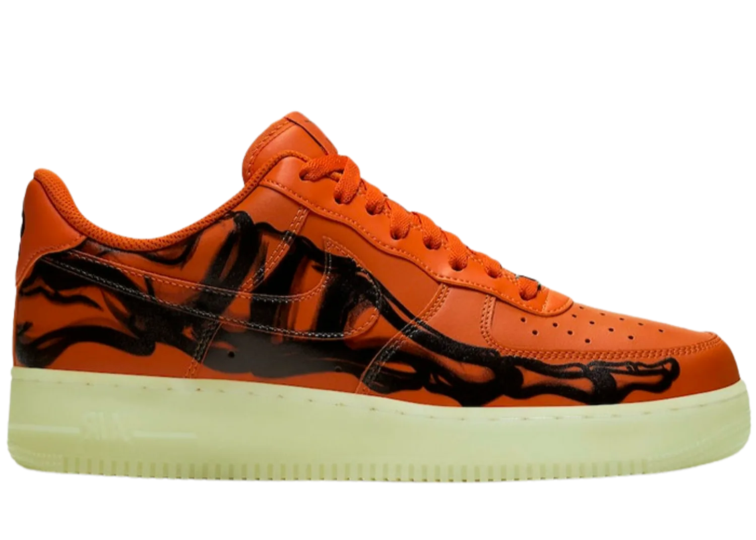 Nike Air Force 1 Low Orange Skeleton