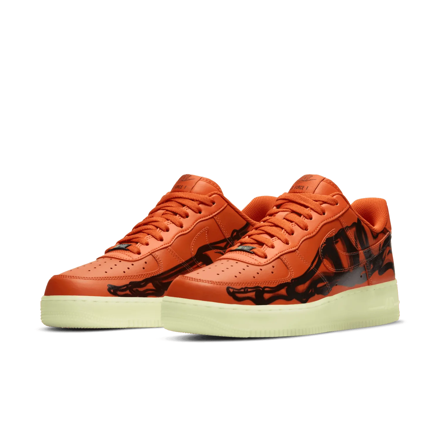 Nike Air Force 1 Low Orange Skeleton image 4