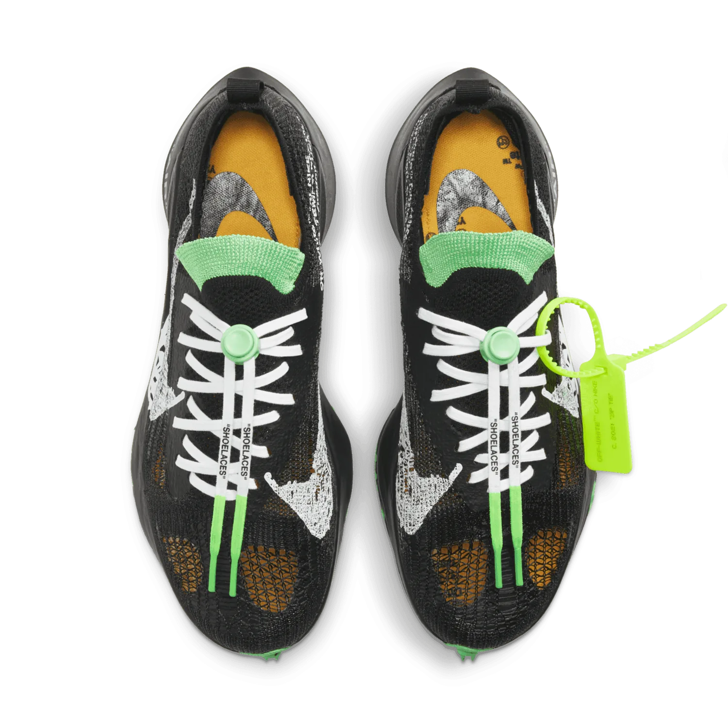 Nike Air Zoom Tempo NEXT% Off-White Black Scream Green image 5