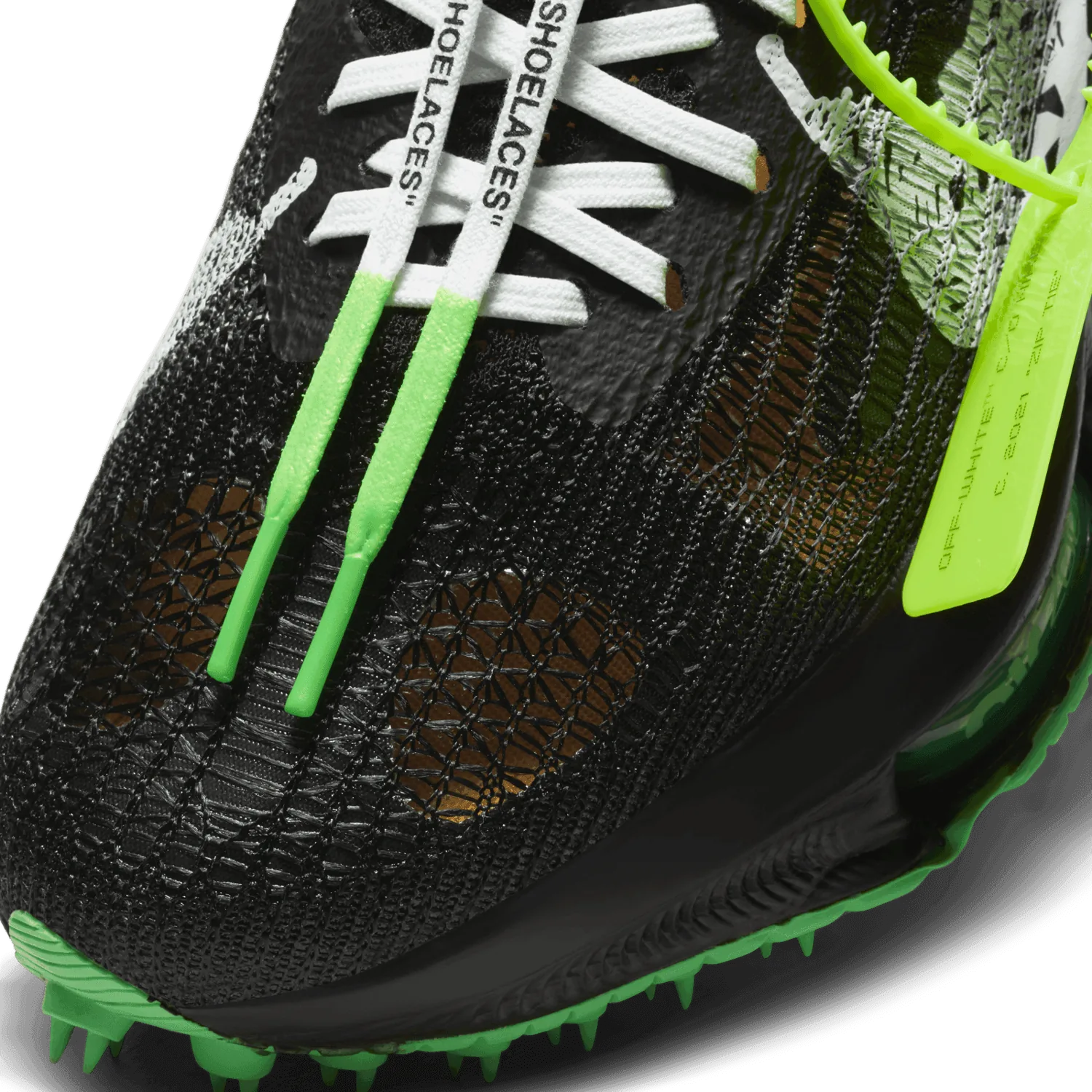 Nike Air Zoom Tempo NEXT% Off-White Black Scream Green image 8