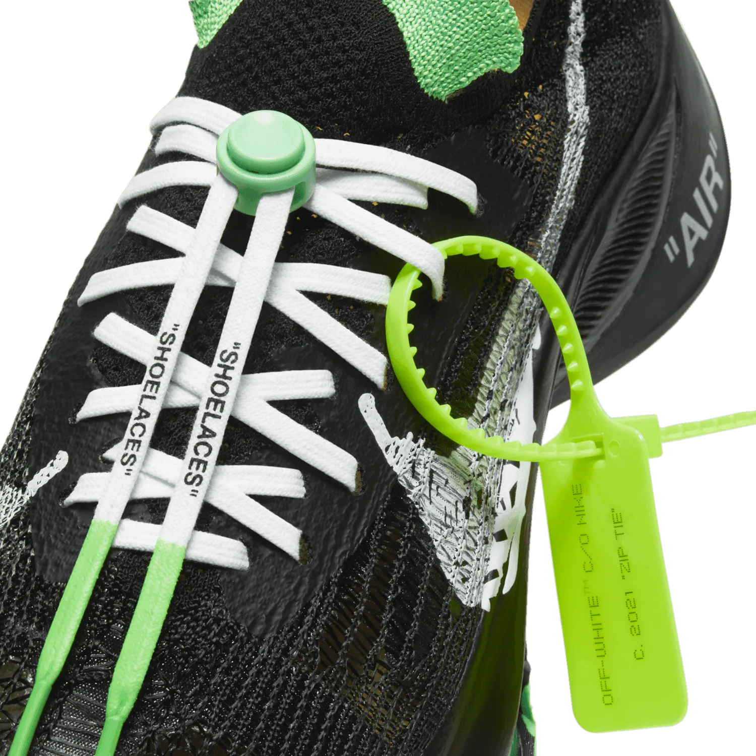 Nike Air Zoom Tempo NEXT% Off-White Black Scream Green image 10