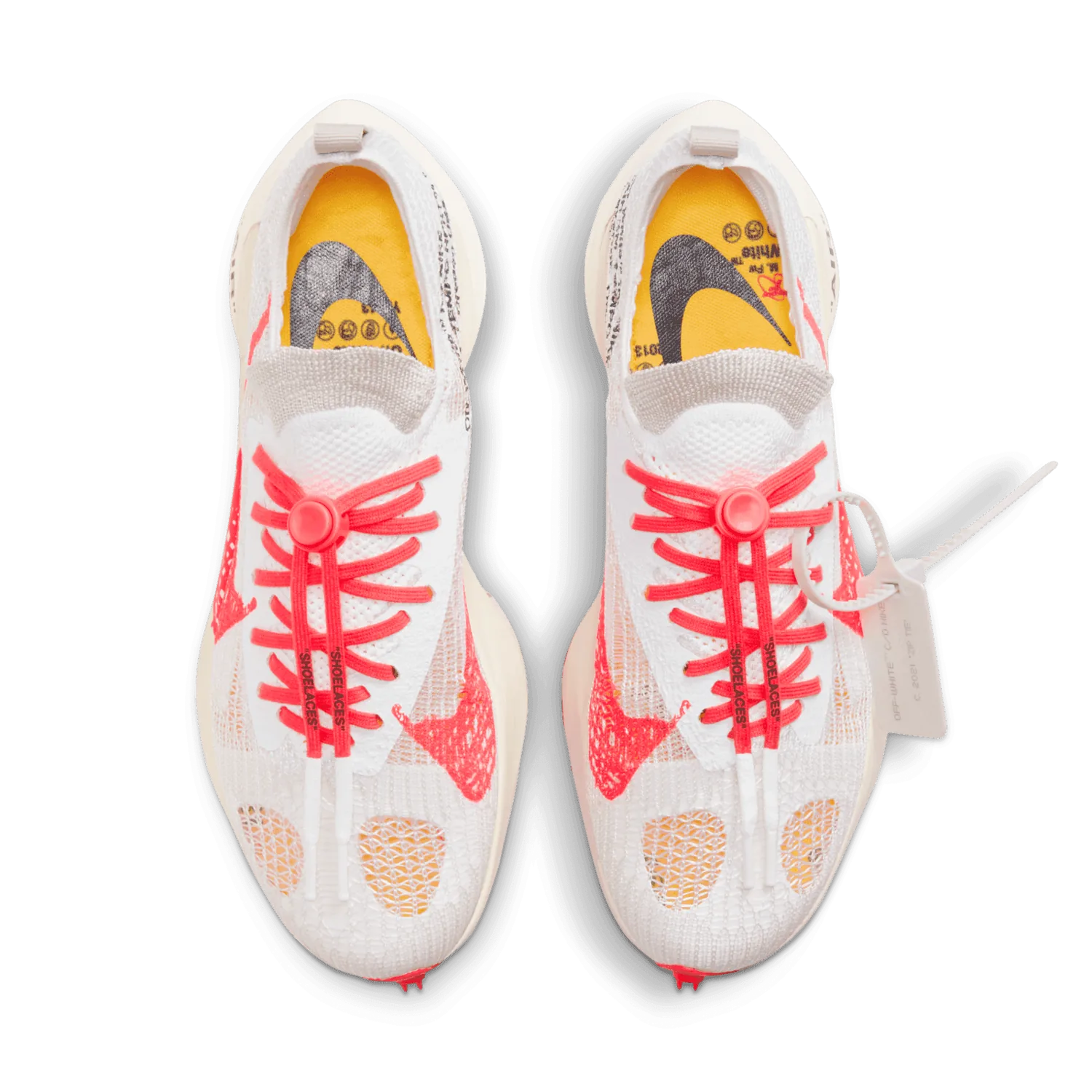 Nike Air Zoom Tempo NEXT% Off White White Solar Red image 5