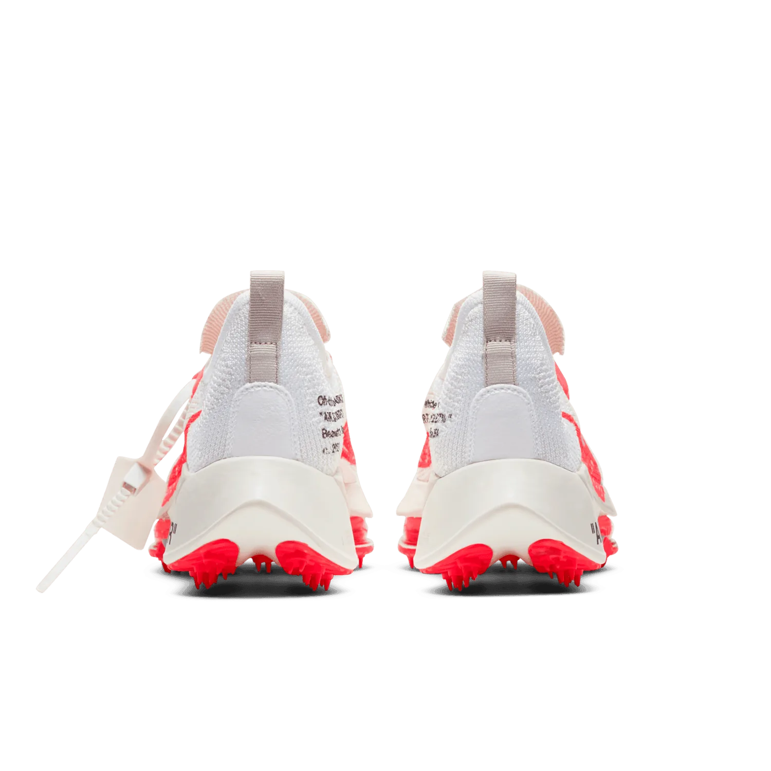 Nike Air Zoom Tempo NEXT% Off White White Solar Red image 7