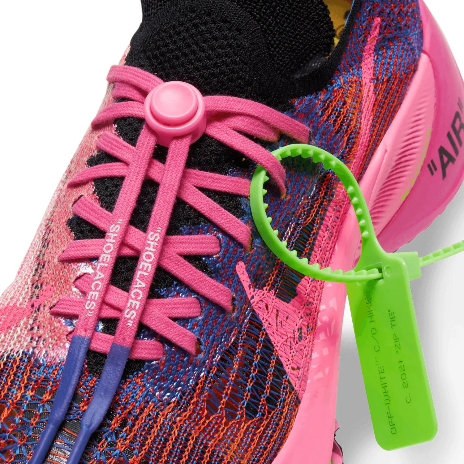Nike Air Zoom Tempo NEXT% Off-White Racer Blue Pink Glow image 10