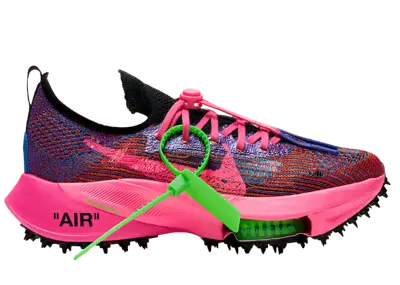 Nike Air Zoom Tempo NEXT% Off-White Racer Blue Pink Glow