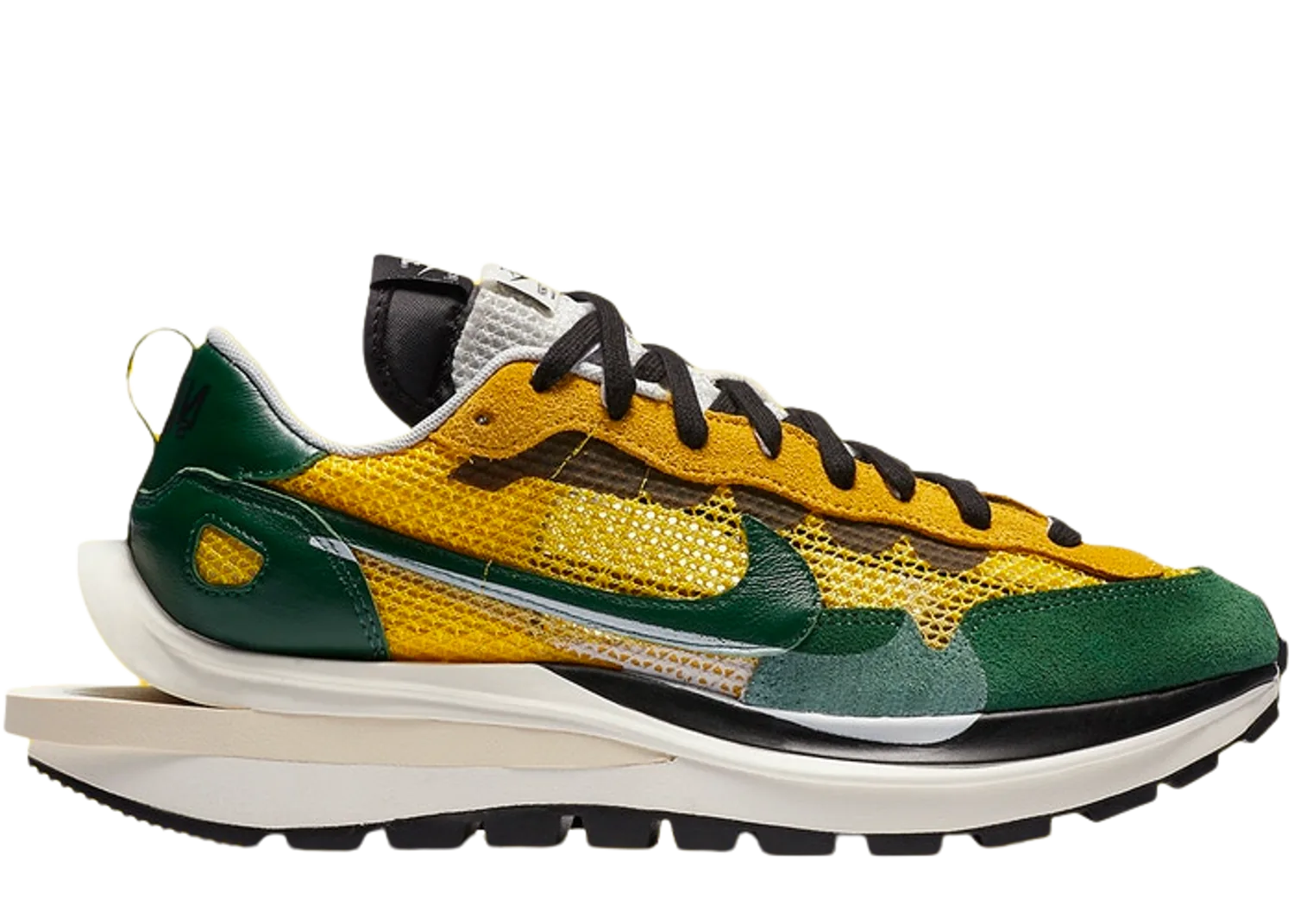 Nike Vaporwaffle sacai Tour Yellow Stadium Green