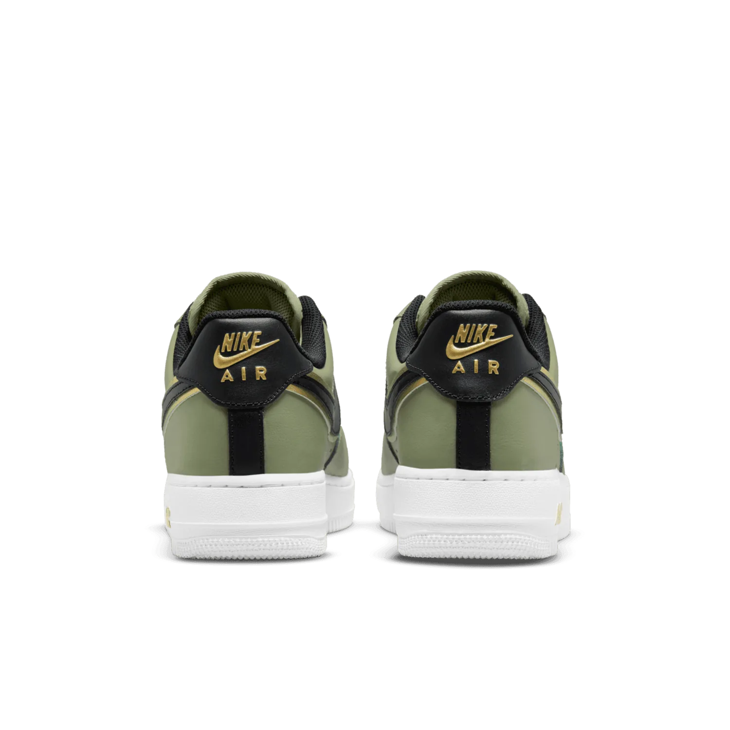 Nike Air Force 1 Low '07 LV8 Double Swoosh Olive Gold Black image 5