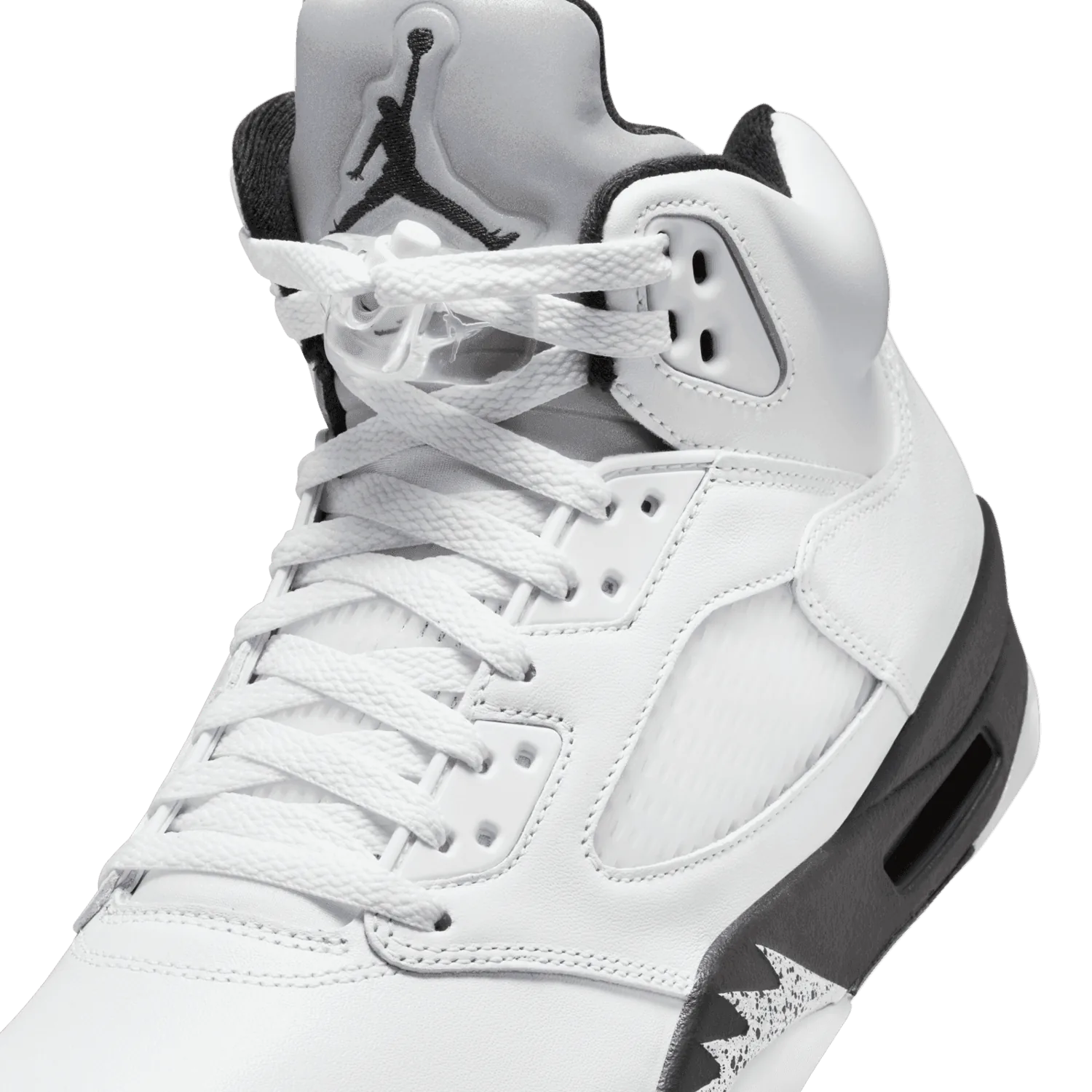 Air Jordan 5 Retro White Metallic Black image 5