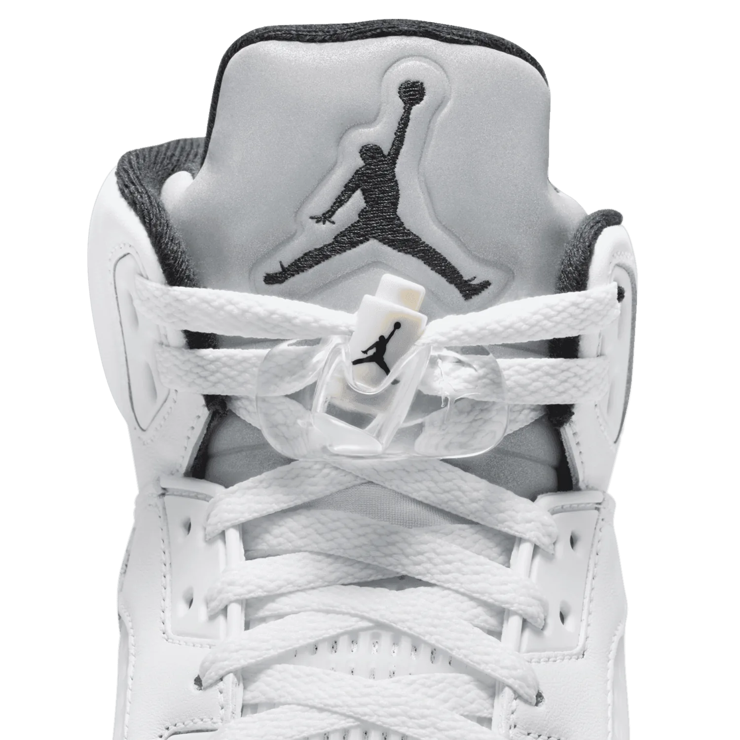 Air Jordan 5 Retro White Metallic Black image 8