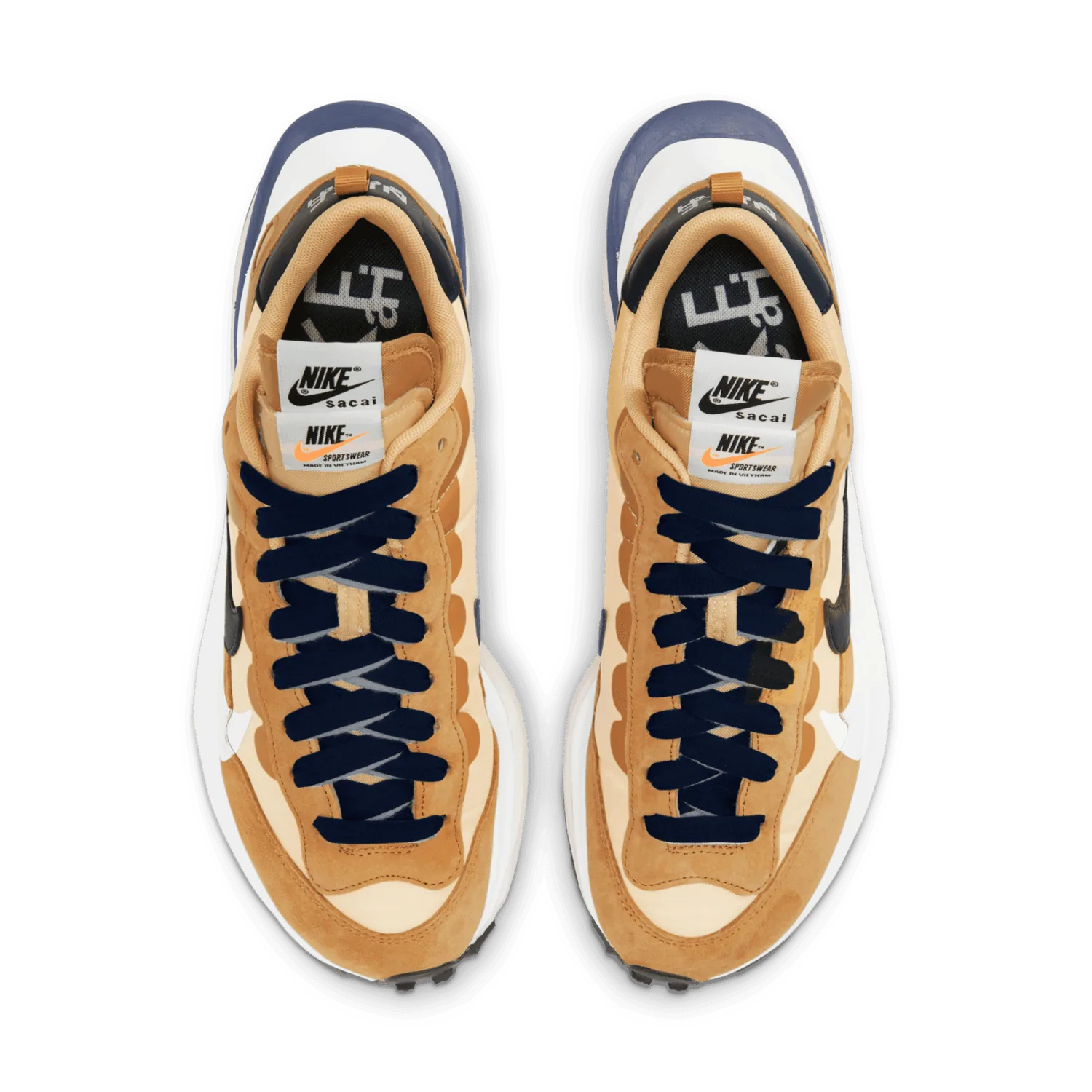 Nike VaporWaffle sacai Sesame and Blue Void image 5