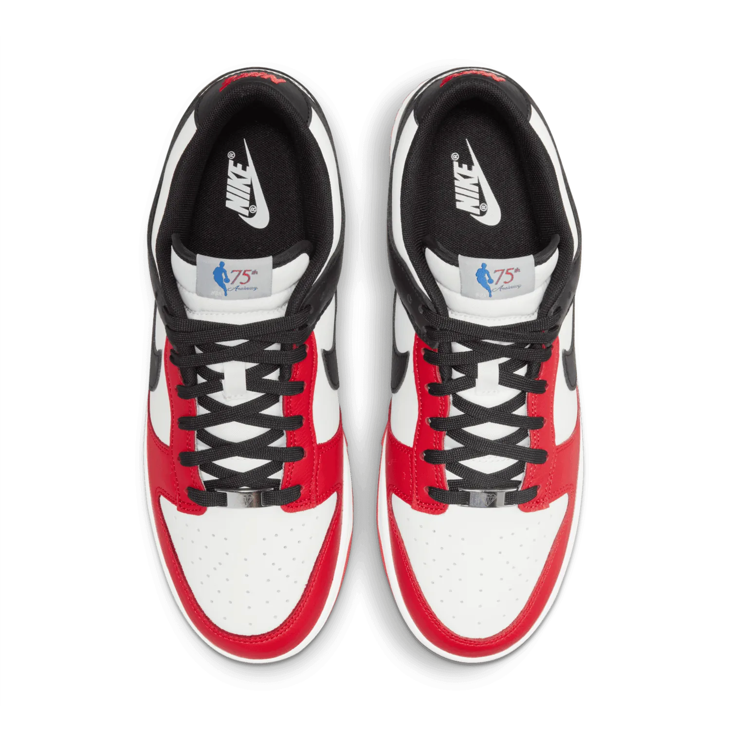 Nike Dunk Low EMB NBA 75th Anniversary Chicago image 3