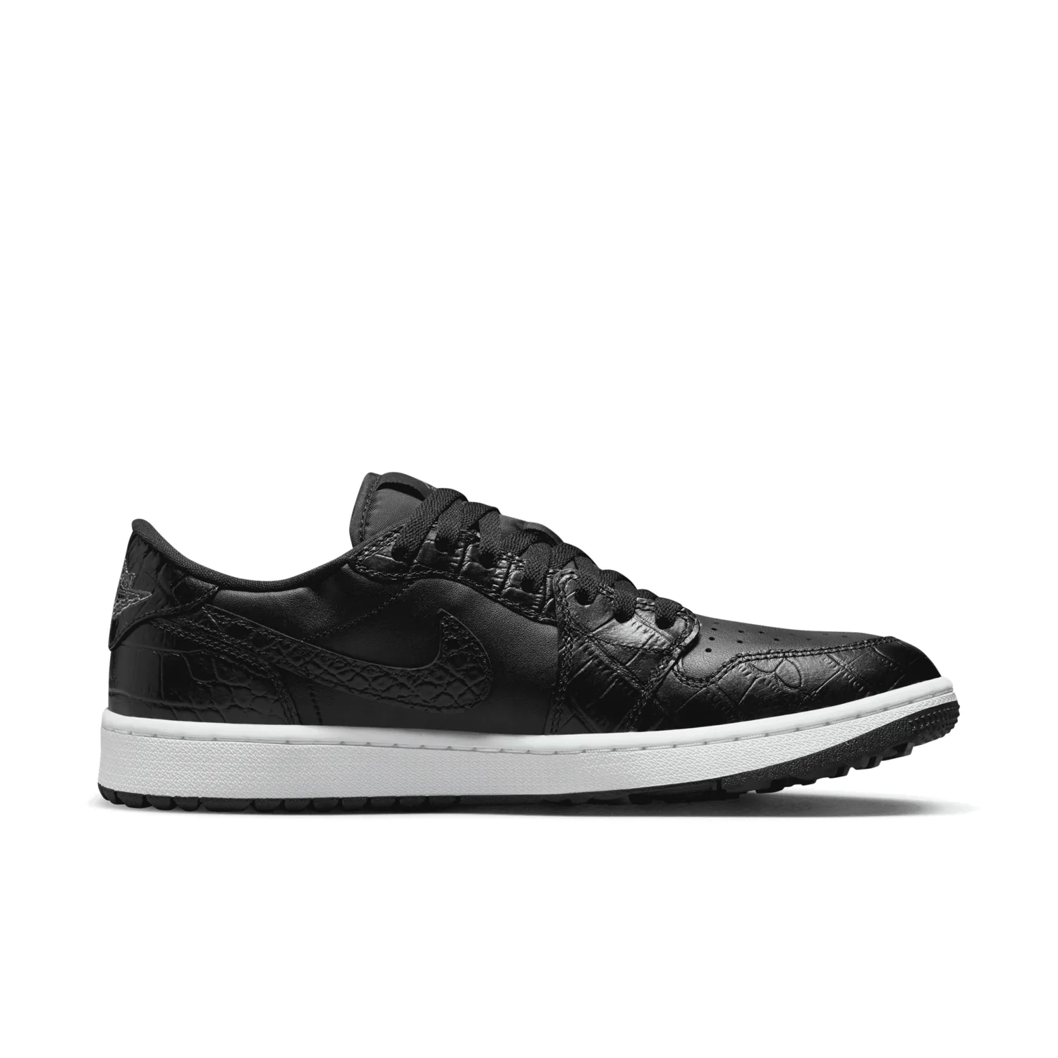 Air Jordan 1 Low Golf Black Croc image 3