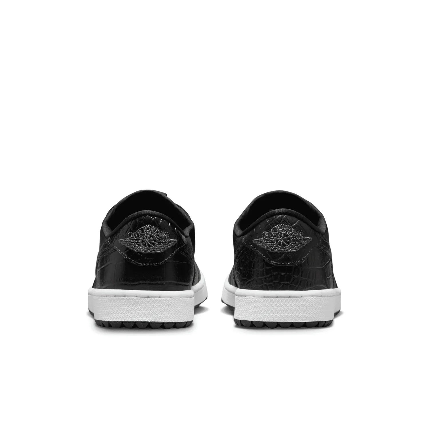 Air Jordan 1 Low Golf Black Croc image 6