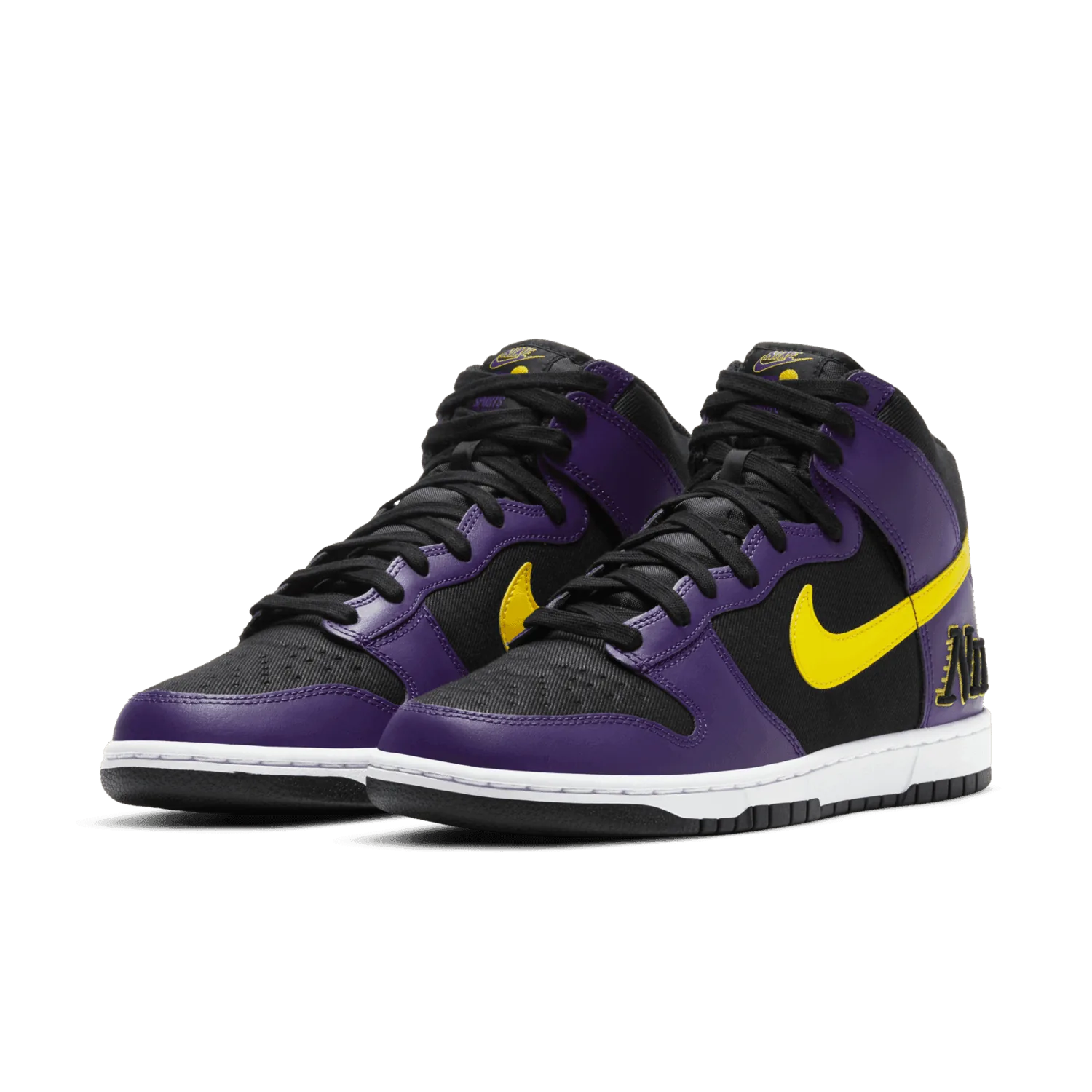 Nike Dunk High EMB Lakers image 4