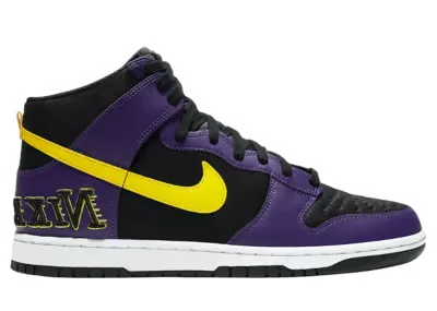 Nike Dunk High EMB Lakers