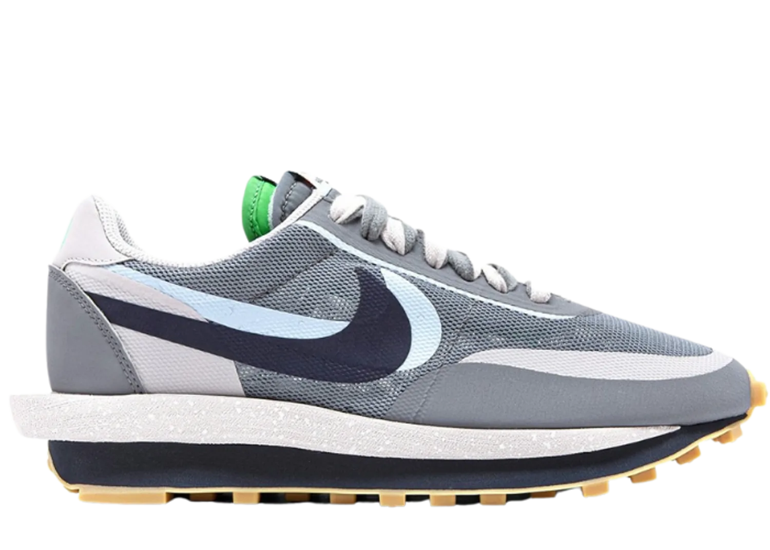 Nike LD Waffle sacai CLOT Cool Grey
