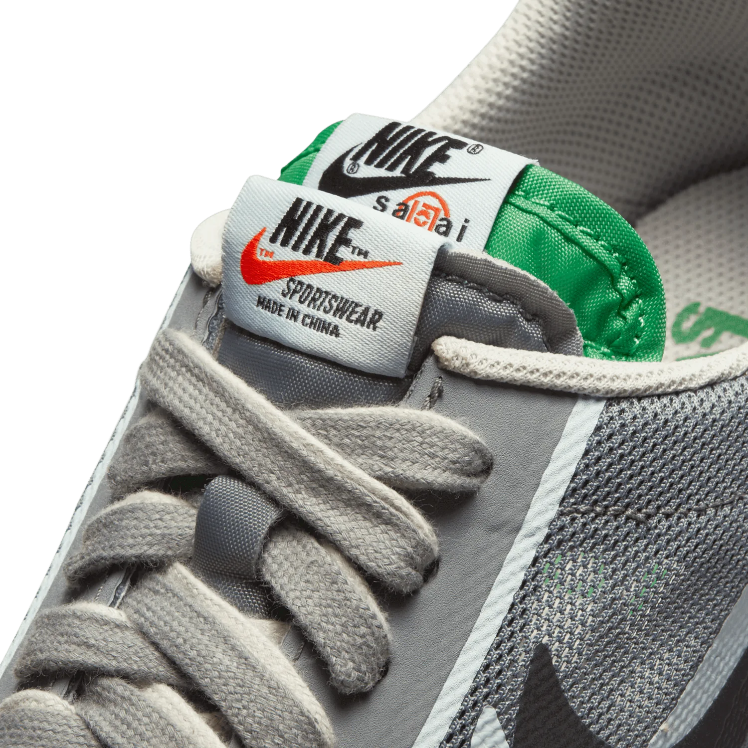 Nike LD Waffle sacai CLOT Cool Grey image 2