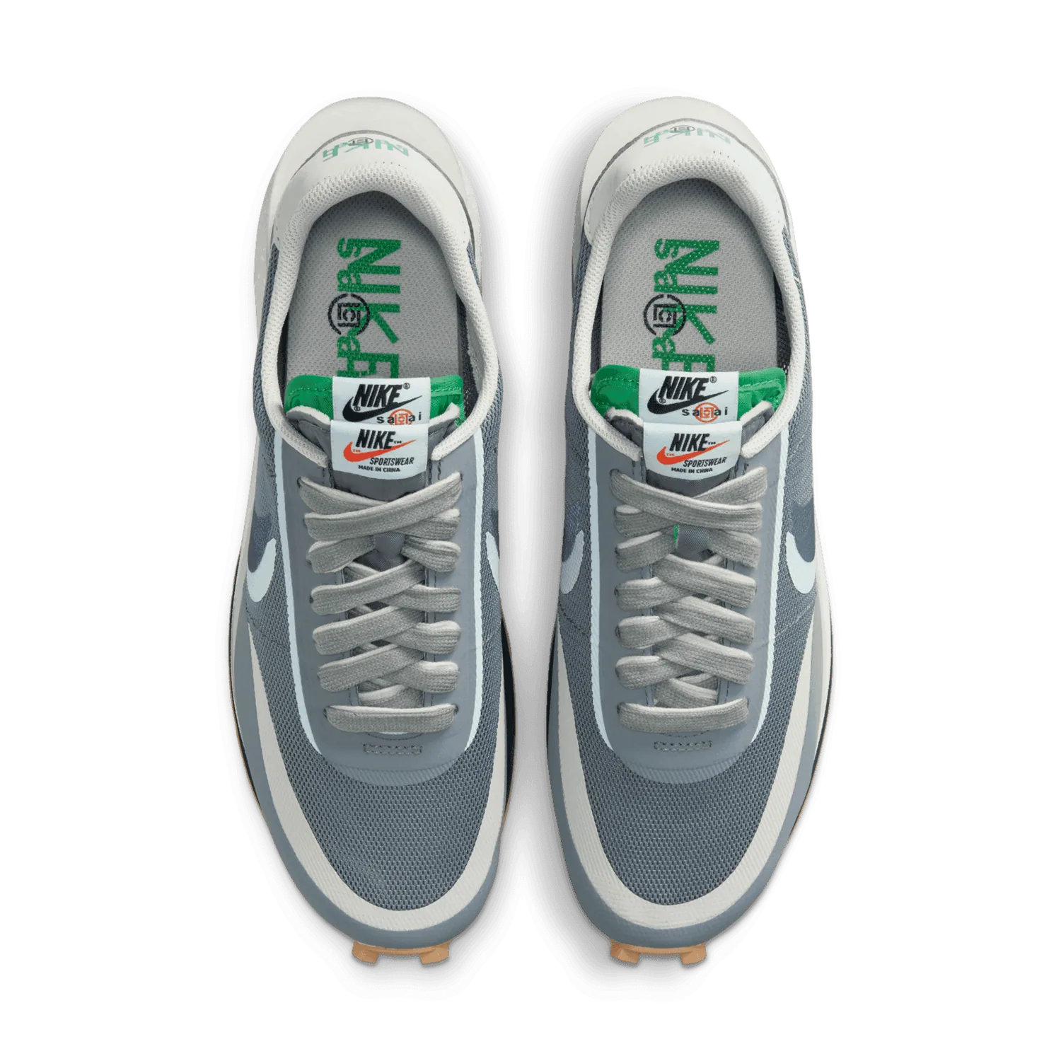 Nike LD Waffle sacai CLOT Cool Grey image 6