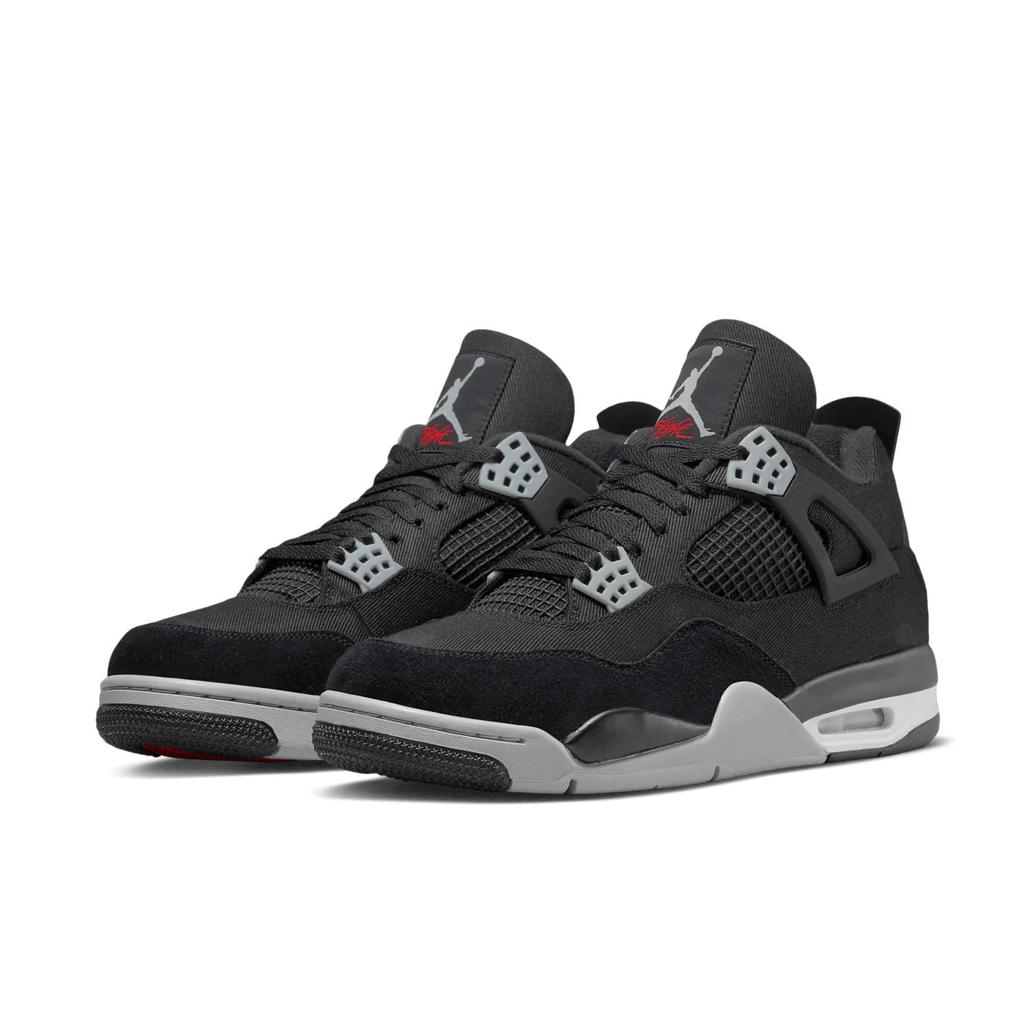 Air Jordan 4 Black Canvas image 4